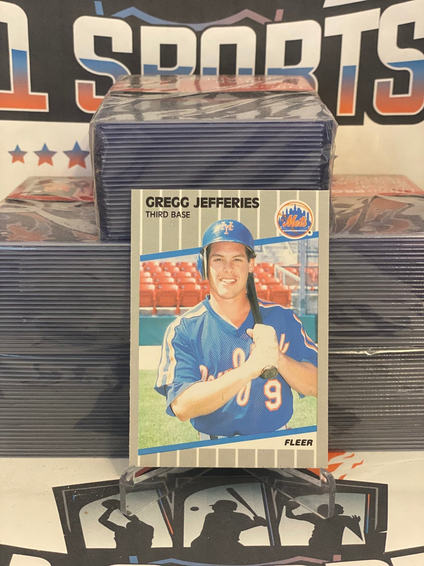 1989 Fleer (2nd Year) Gregg Jefferies #38