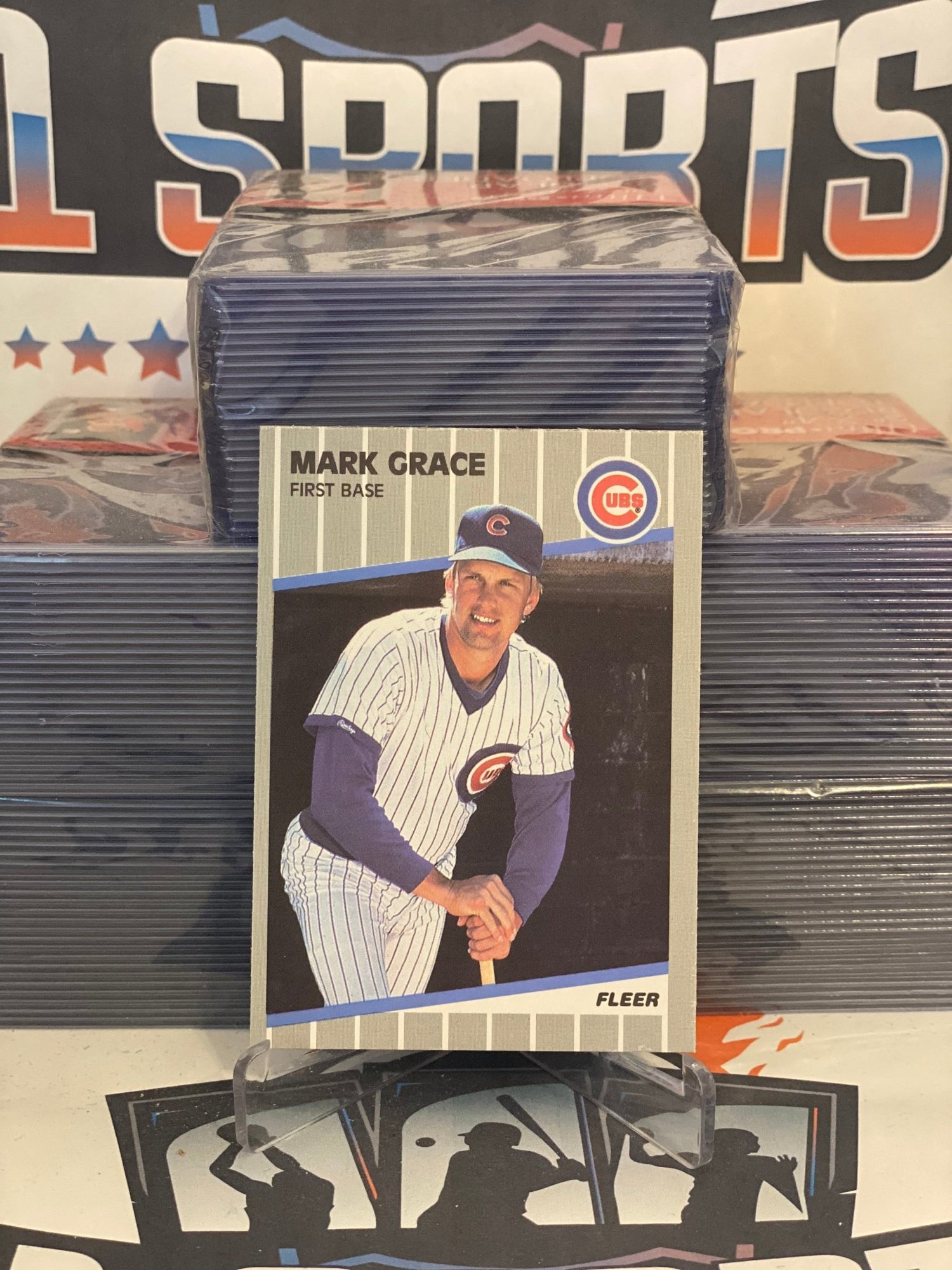 1989 Fleer (2nd Year) Mark Grace #426