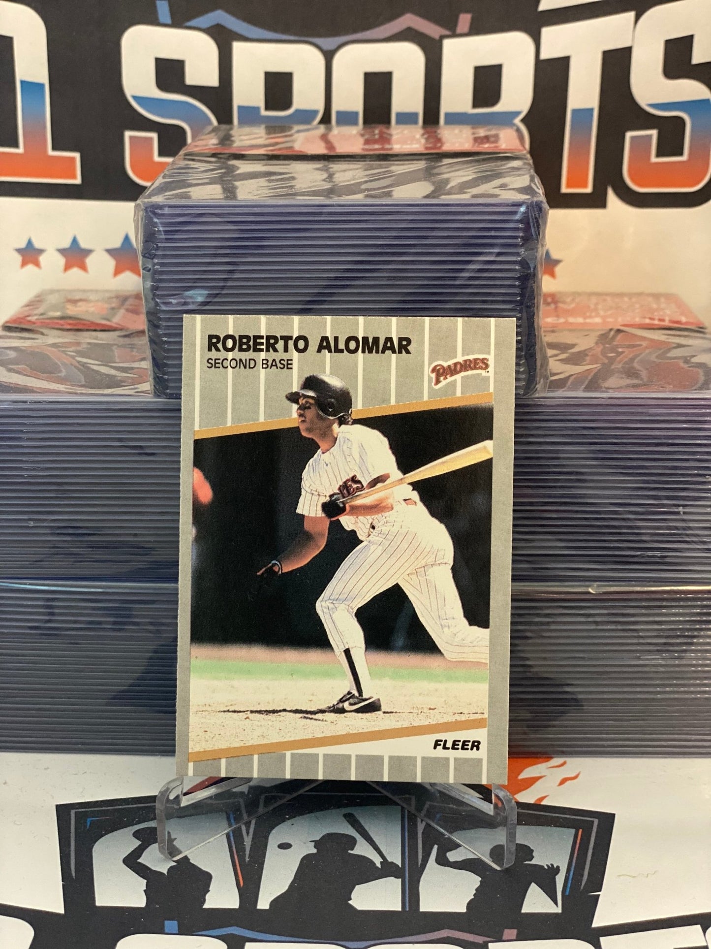 1989 Fleer (2nd Year) Roberto Alomar #299