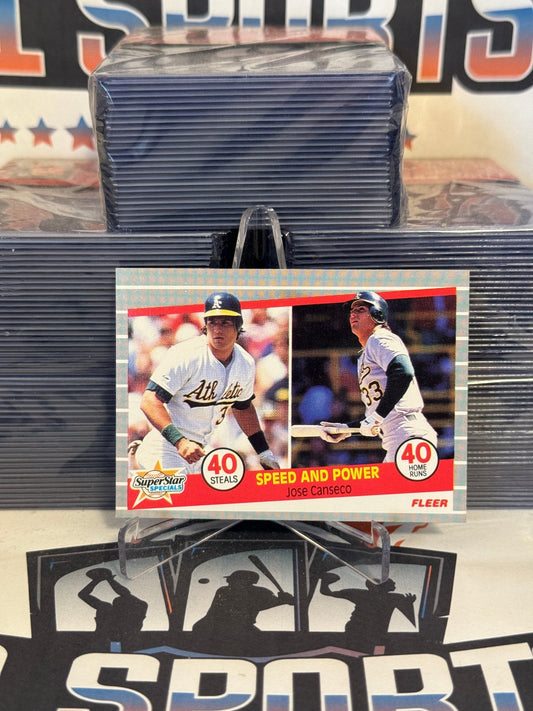 1989 Fleer (40/40) Jose Canseco #628
