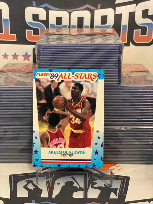 1989 Fleer (All-Star Sticker) Hakeem Olajuwon #2