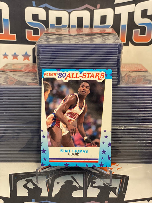 1989 Fleer (All-Star Sticker) Isiah Thomas #6