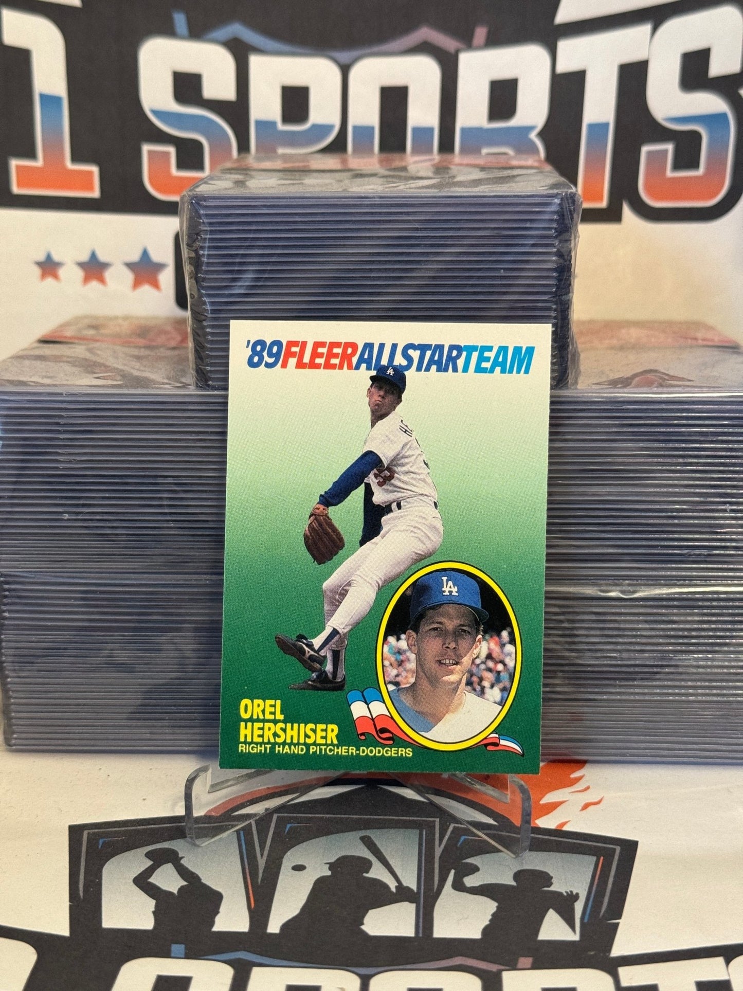 1989 Fleer (All-Star Team) Orel Hershiser #7