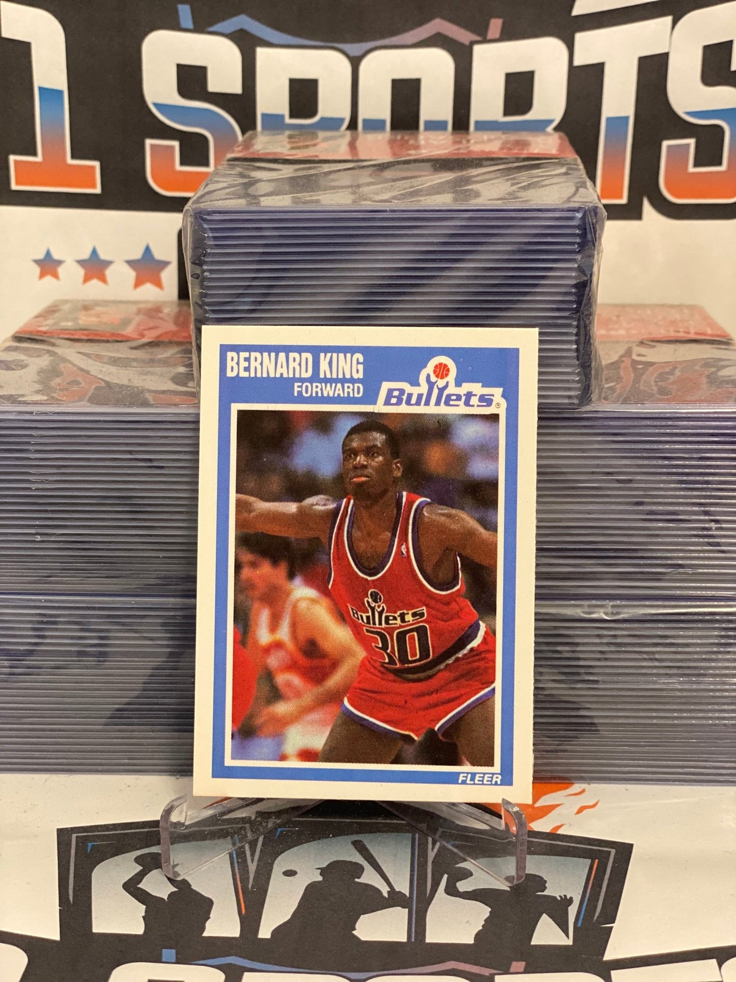 1989 Fleer Bernard King #159