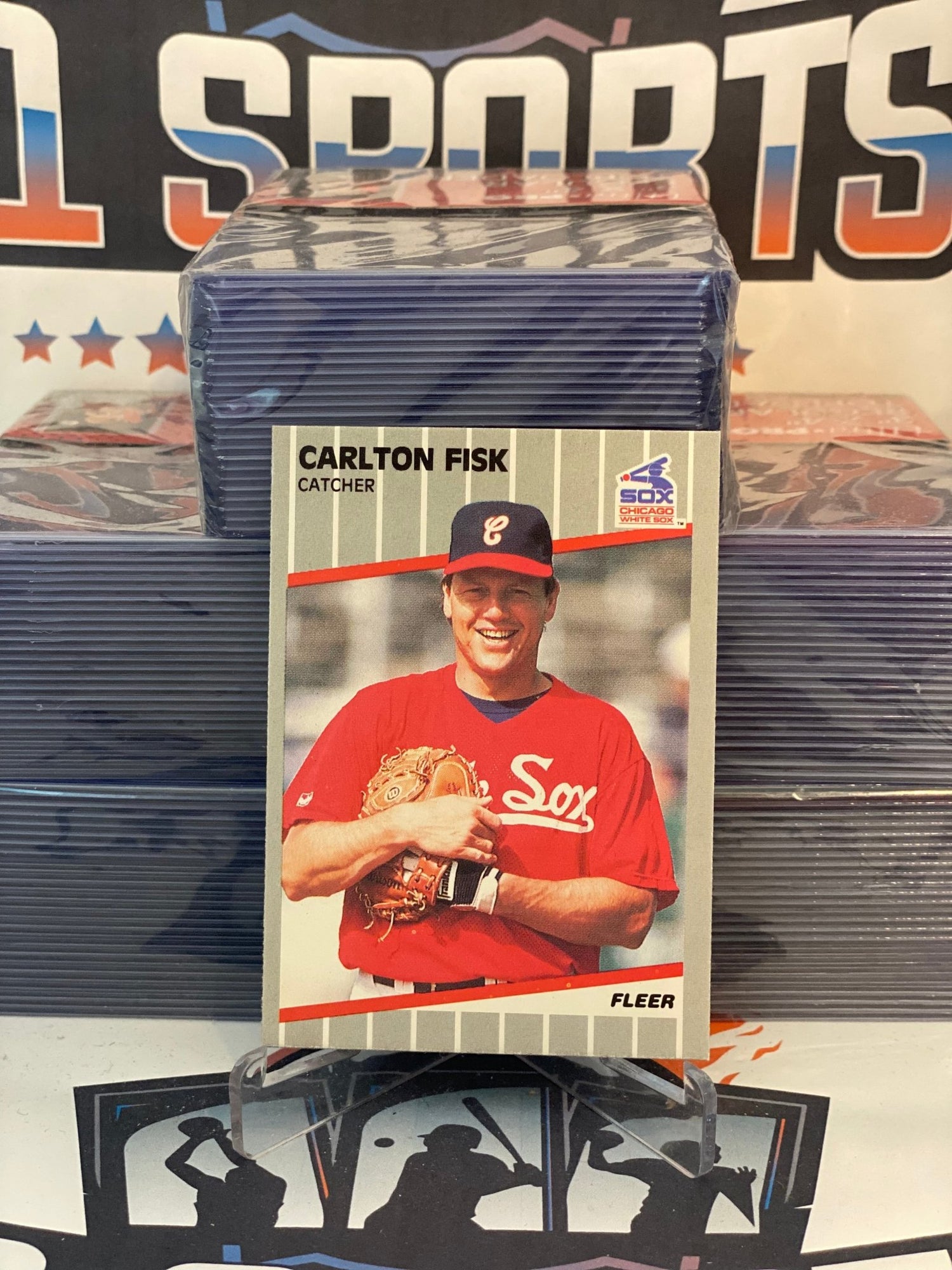 1989 Fleer Carlton Fisk #495