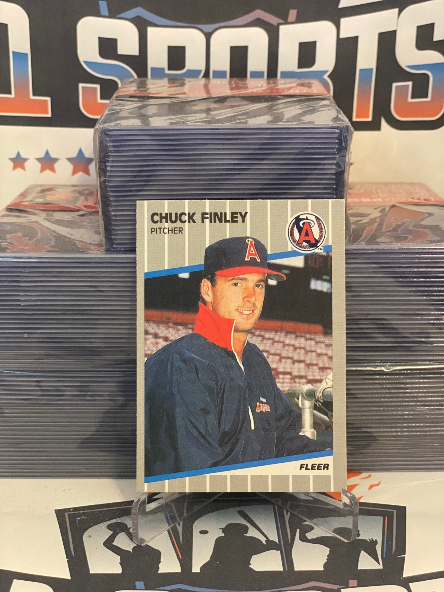 1989 Fleer Chuck Finley #477