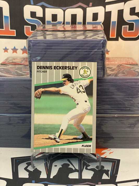 1989 Fleer Dennis Eckersley #7
