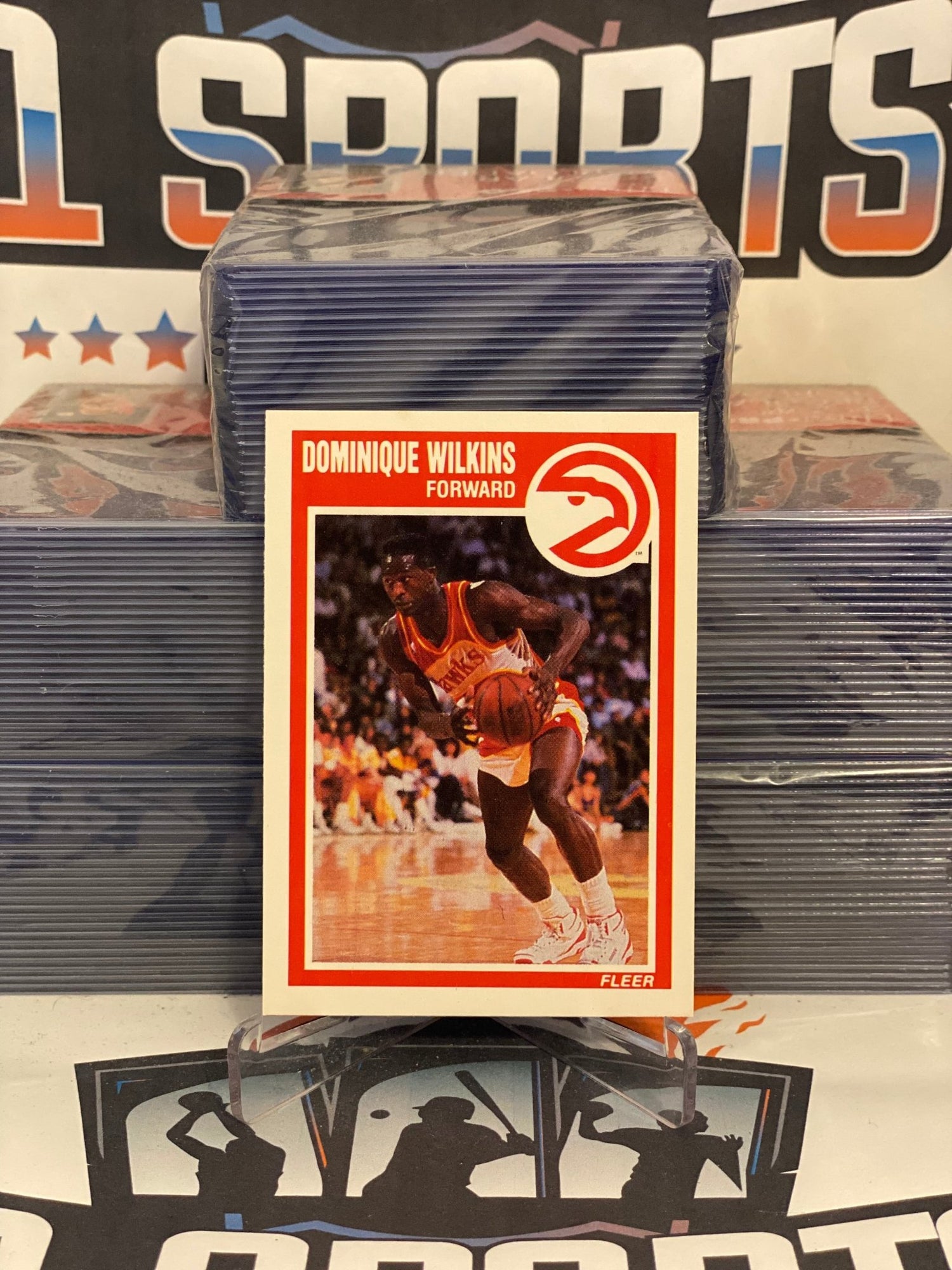 1989 Fleer Dominique Wilkins #7