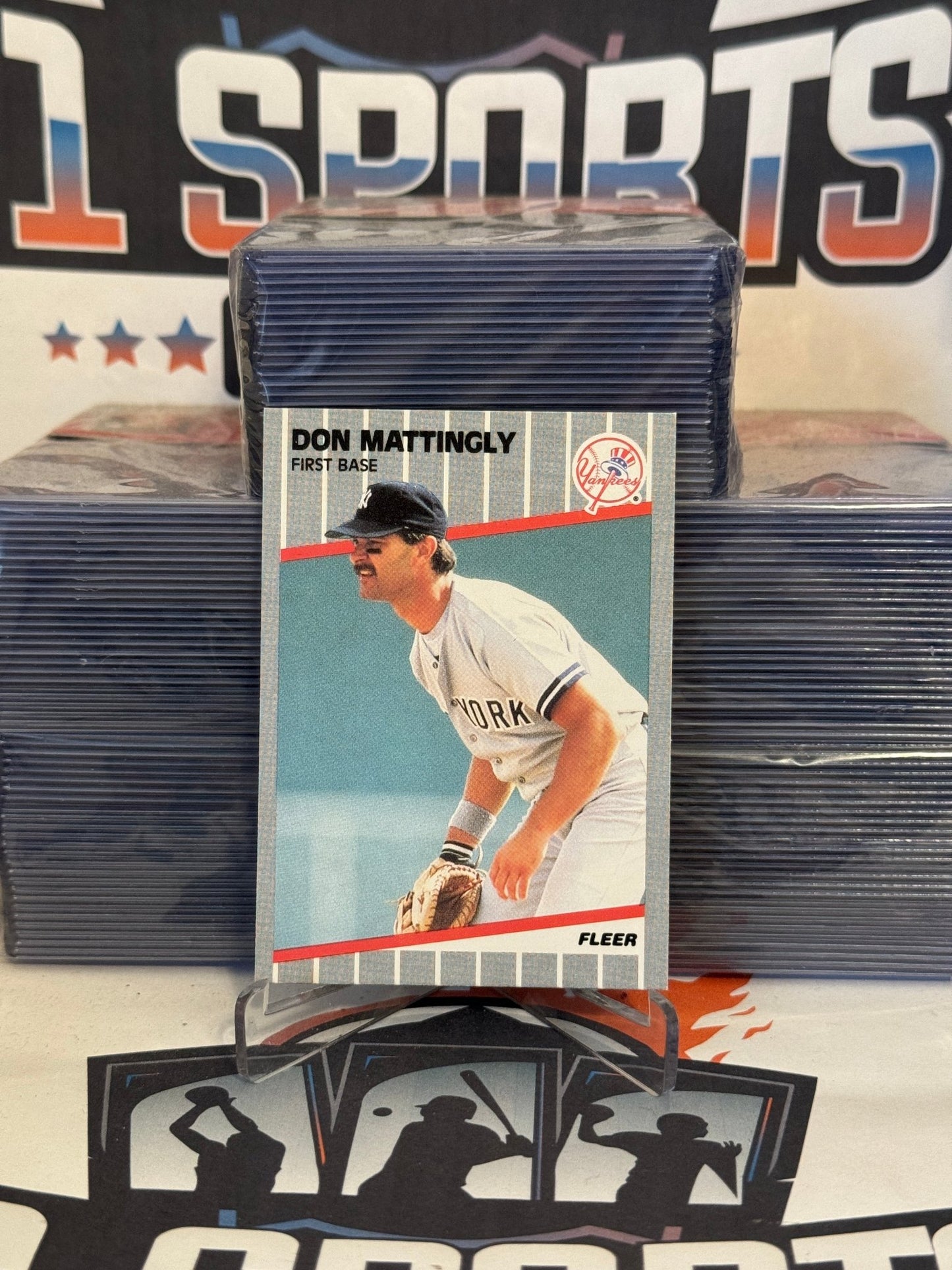 1989 Fleer Don Mattingly #258