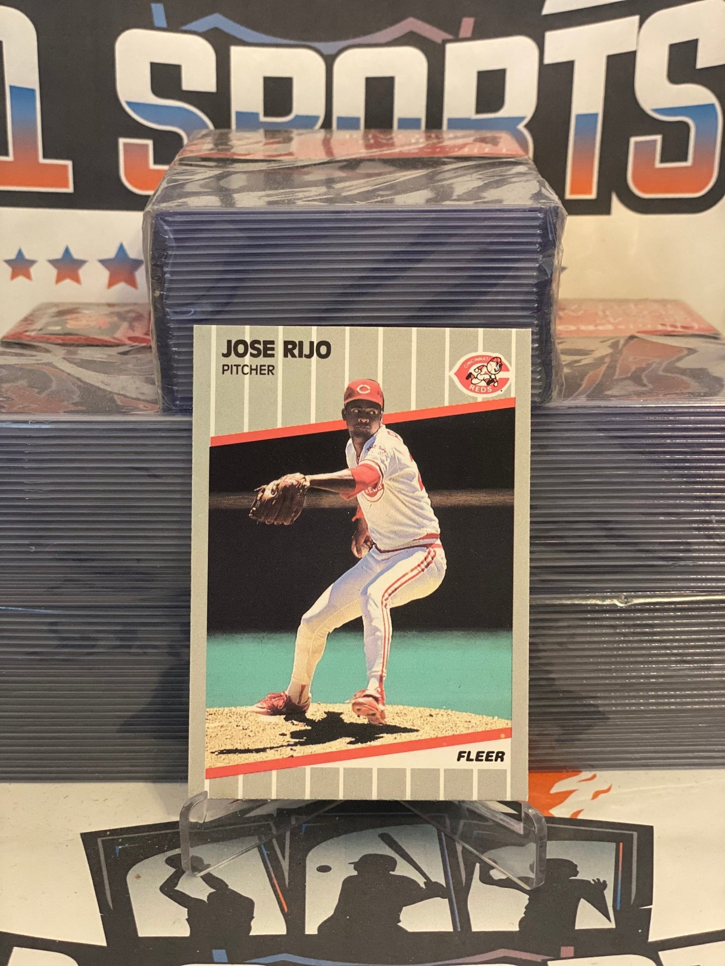 1989 Fleer Jose Rijo #168