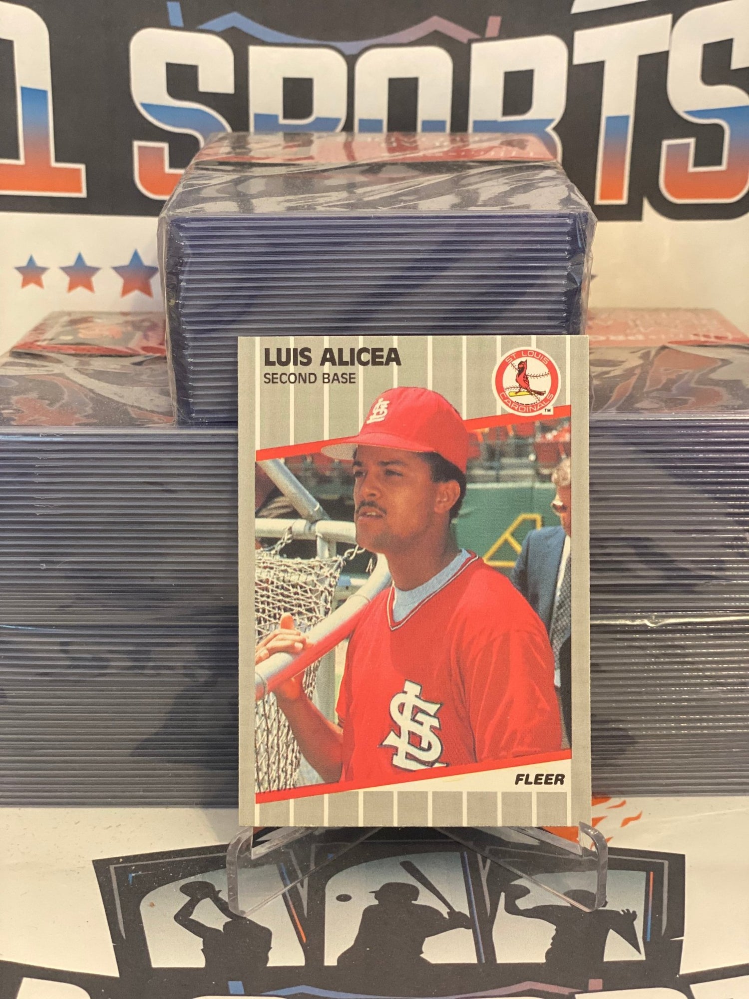 1989 Fleer Luis Alicea Rookie #443