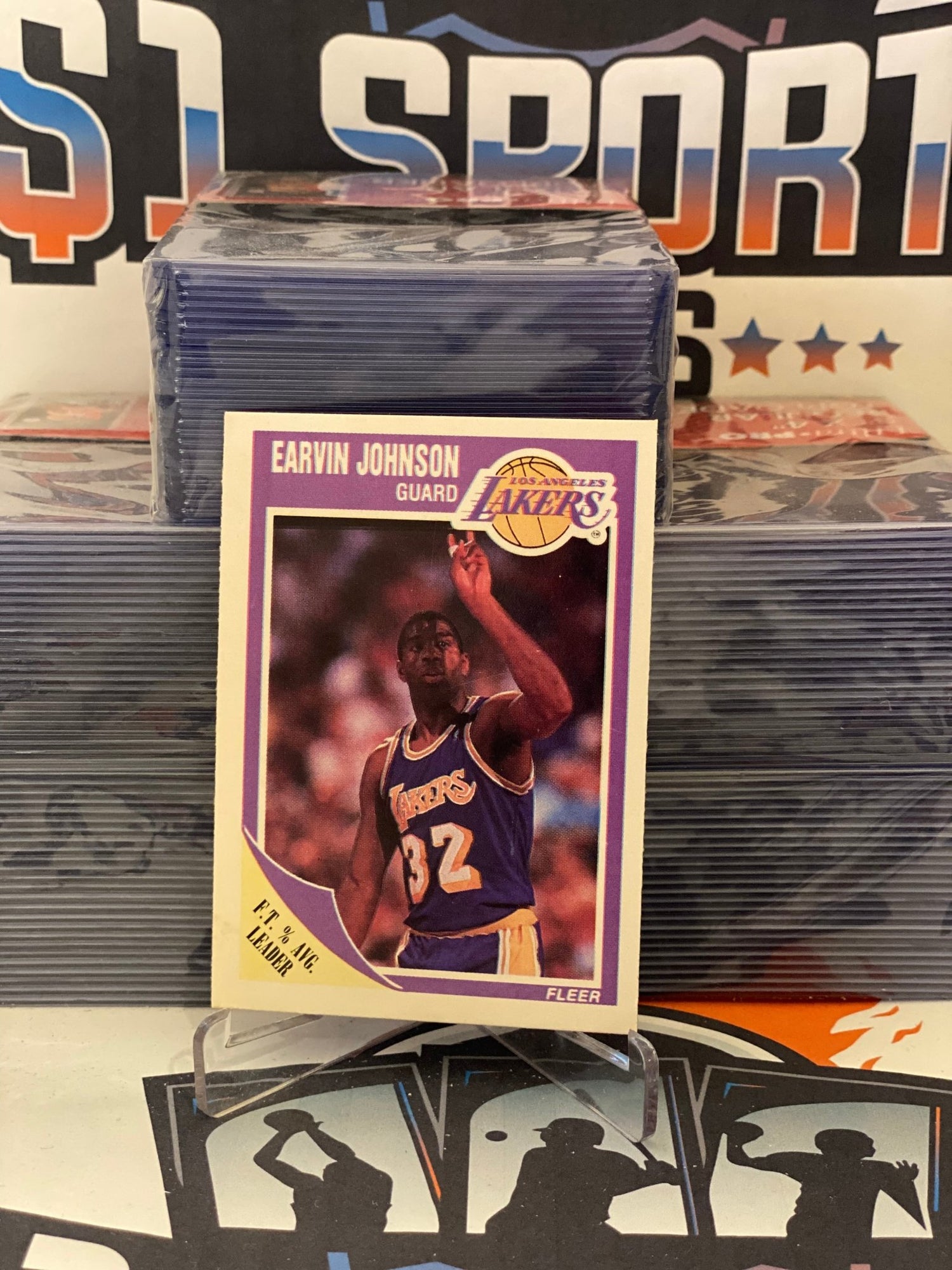 1989 Fleer Magic Johnson #77