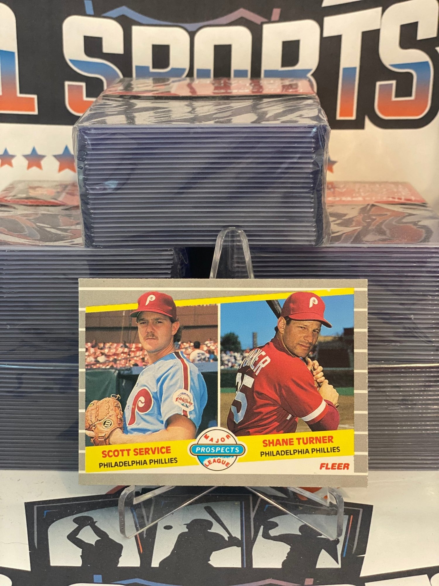 1989 Fleer (Major League Prospects) Scott Service & Shane Turner #653