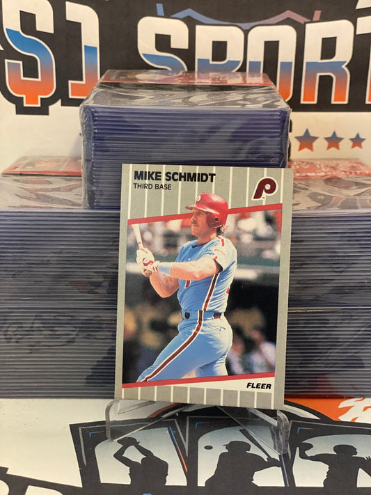 1989 Fleer Mike Schmidt #582