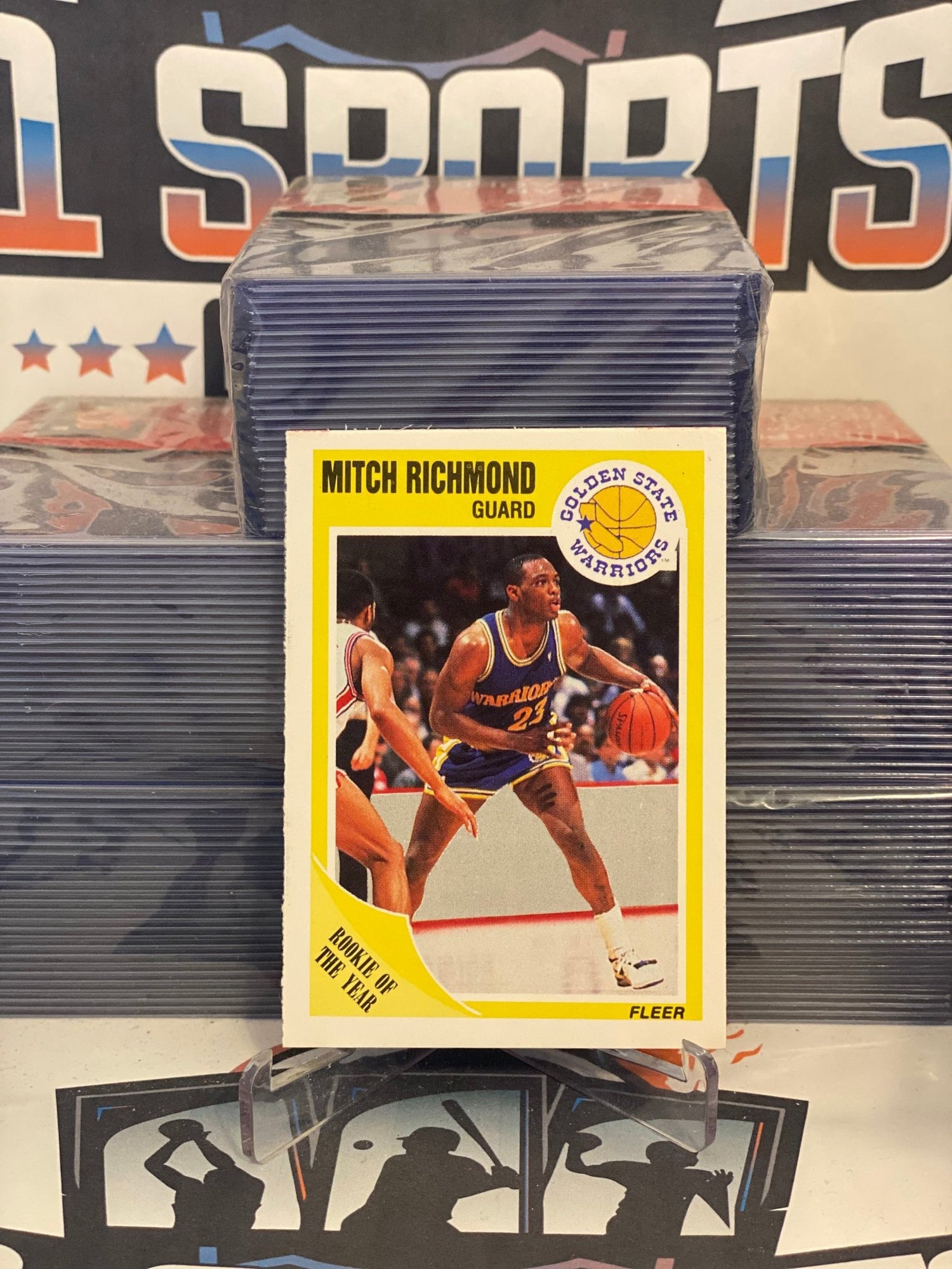 1989 Fleer Mitch Richmond Rookie #56