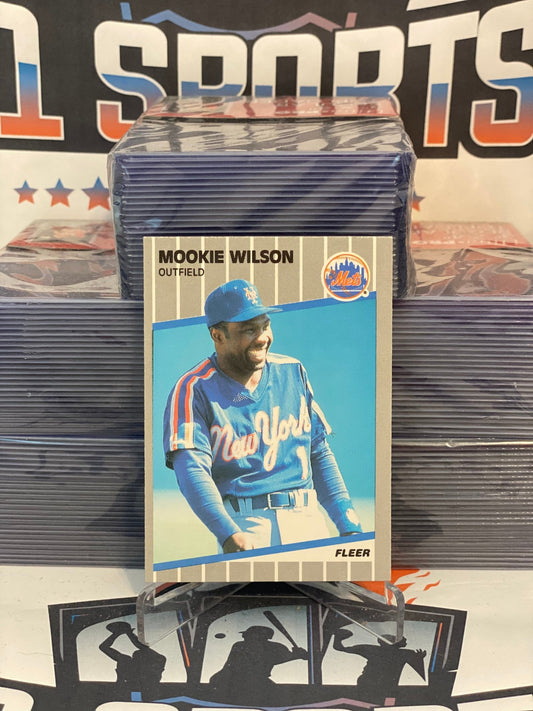 1989 Fleer Mookie Wilson #52