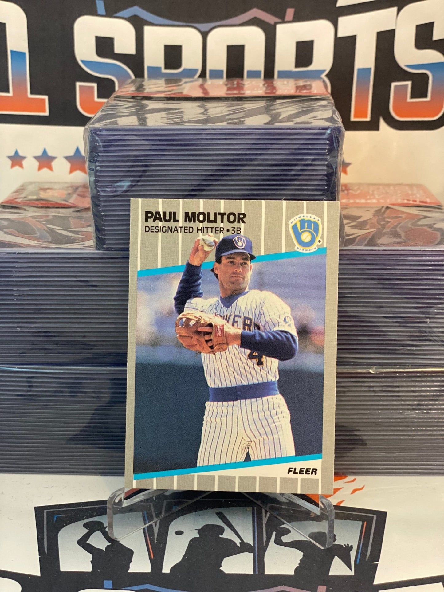 1989 Fleer Paul Molitor #193