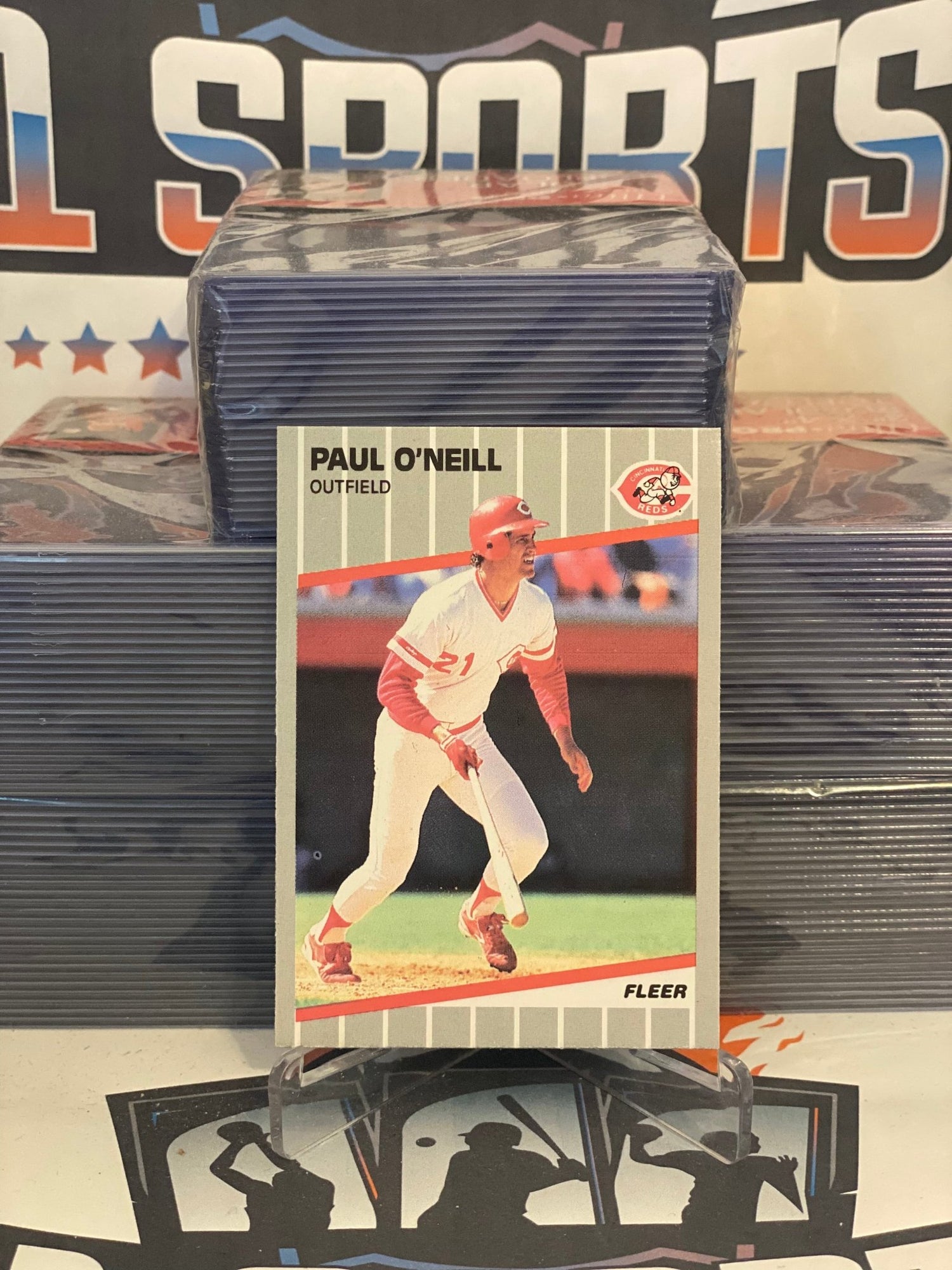 1989 Fleer Paul O'Neil #166