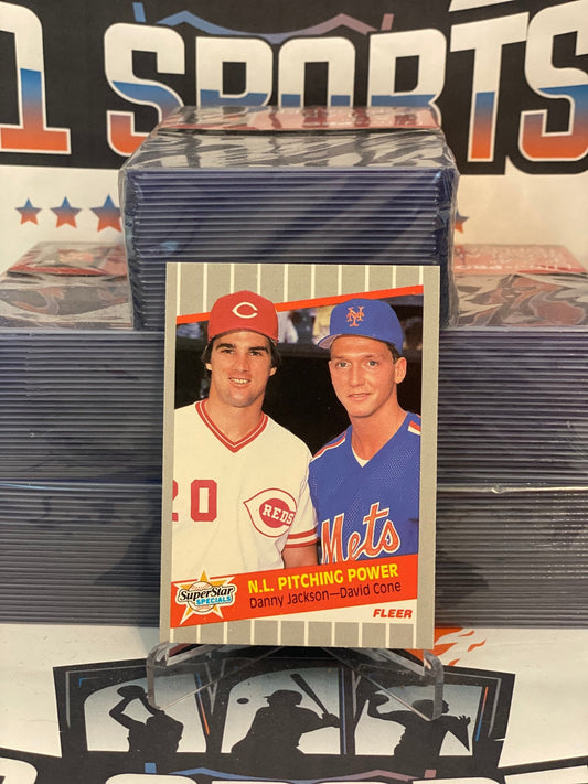 1989 Fleer (Pitching Power) David Cone & Danny Jackson #636