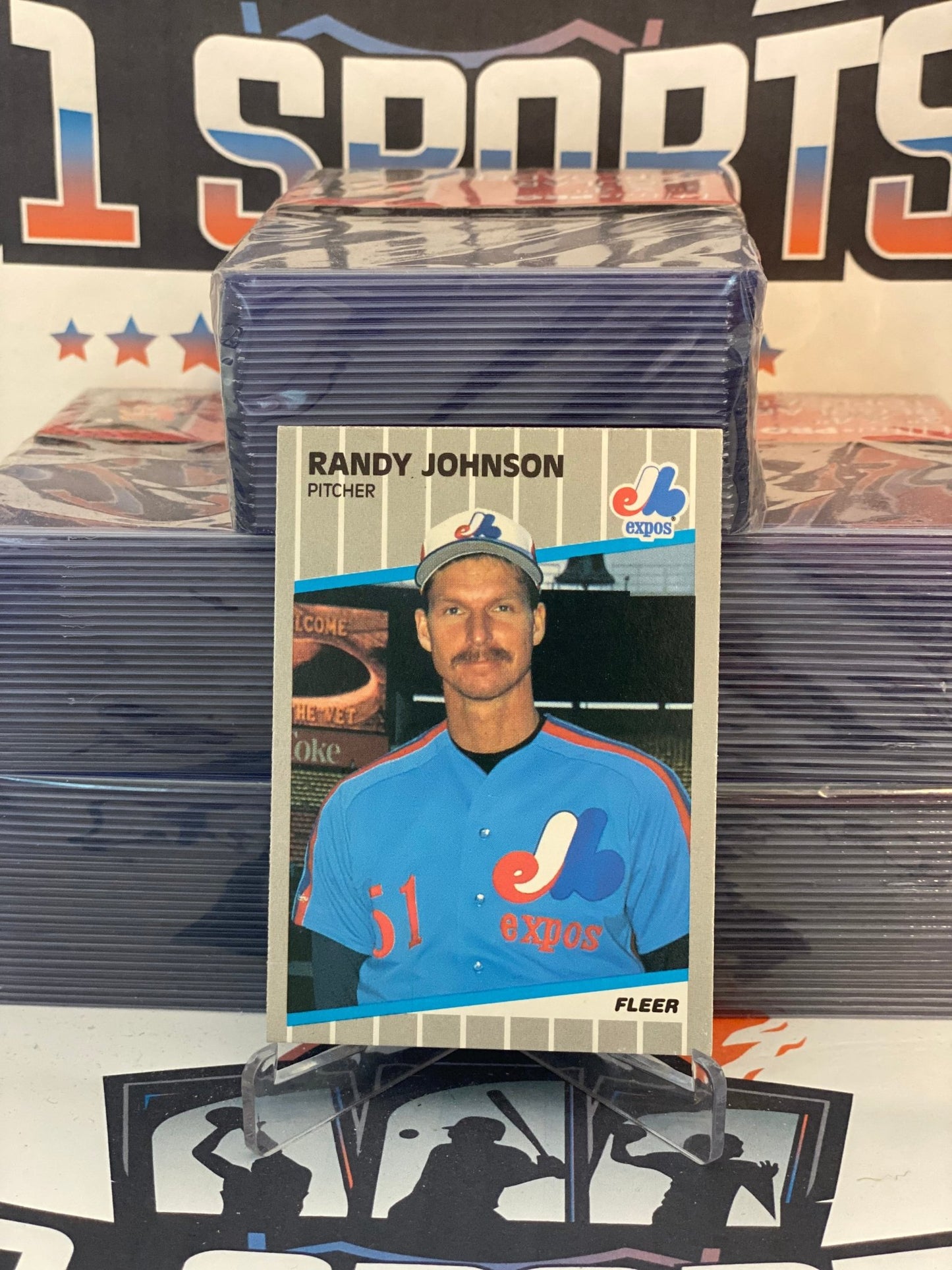 1989 Fleer Randy Johnson Rookie #381