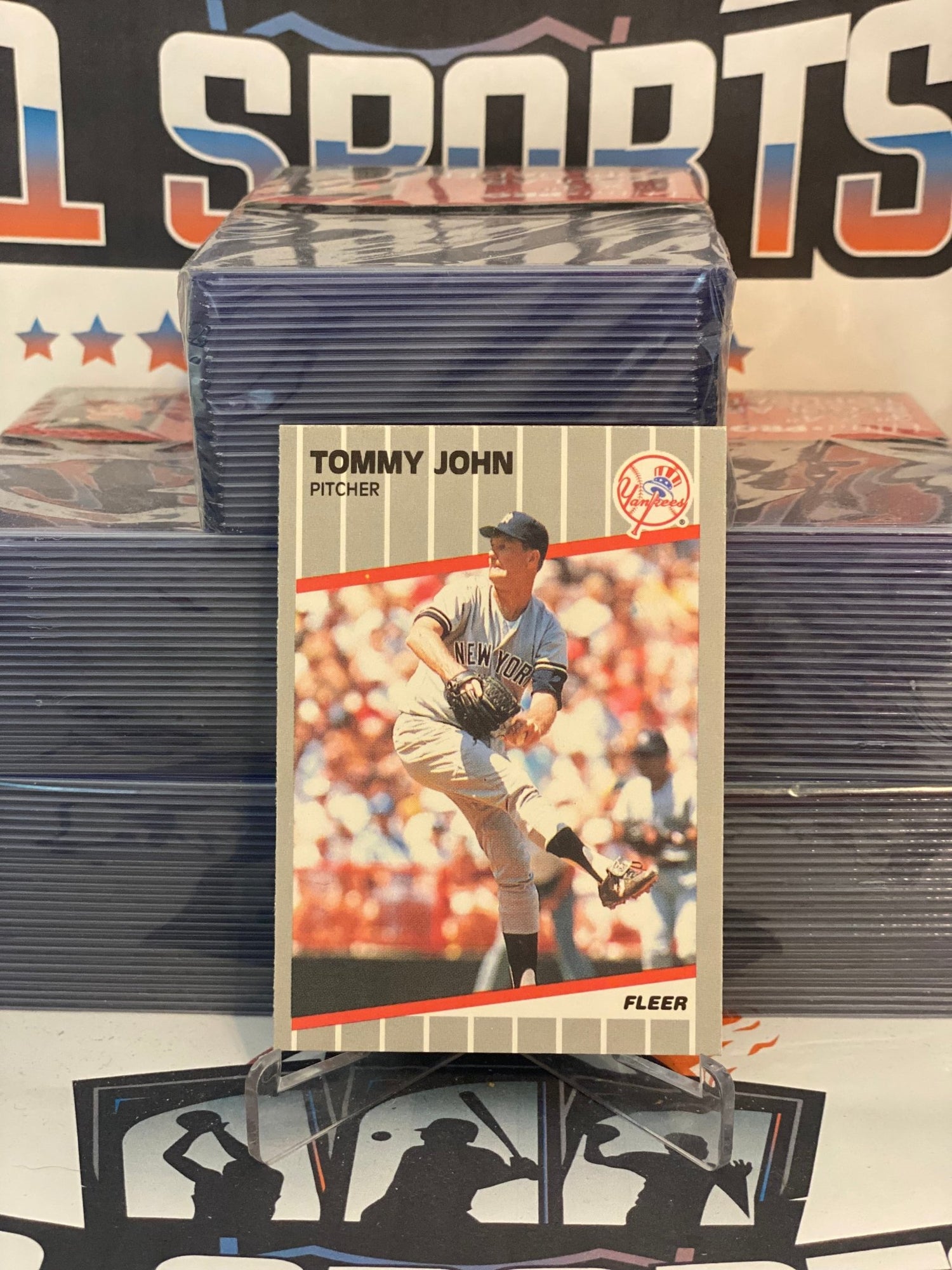 1989 Fleer Tommy John #255