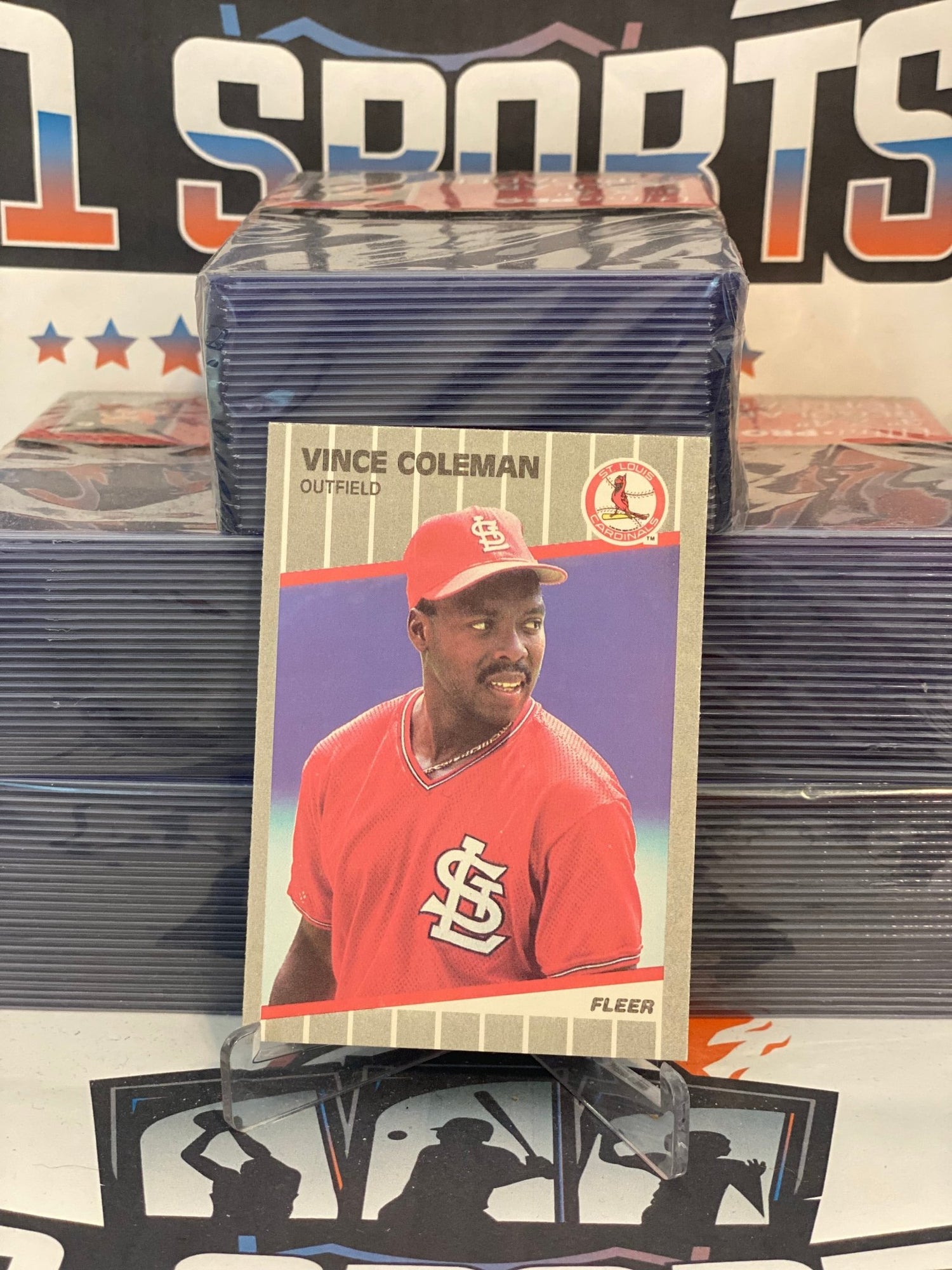 1989 Fleer Vince Coleman #445