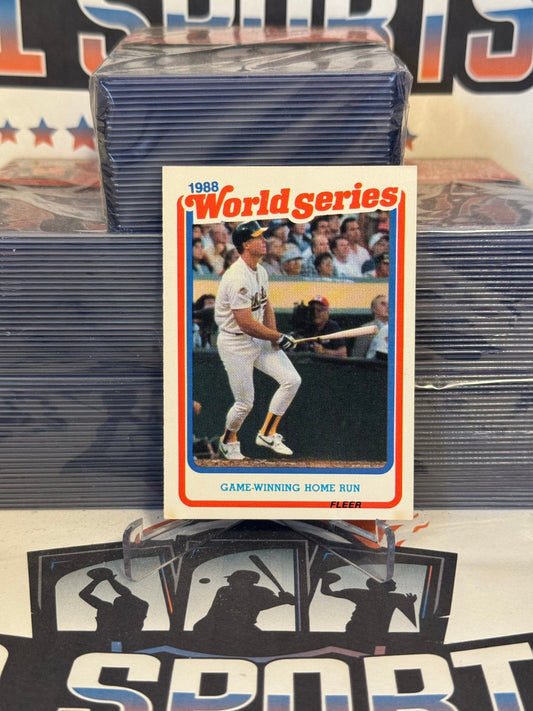 1989 Fleer (World Series) Mark McGwire #8