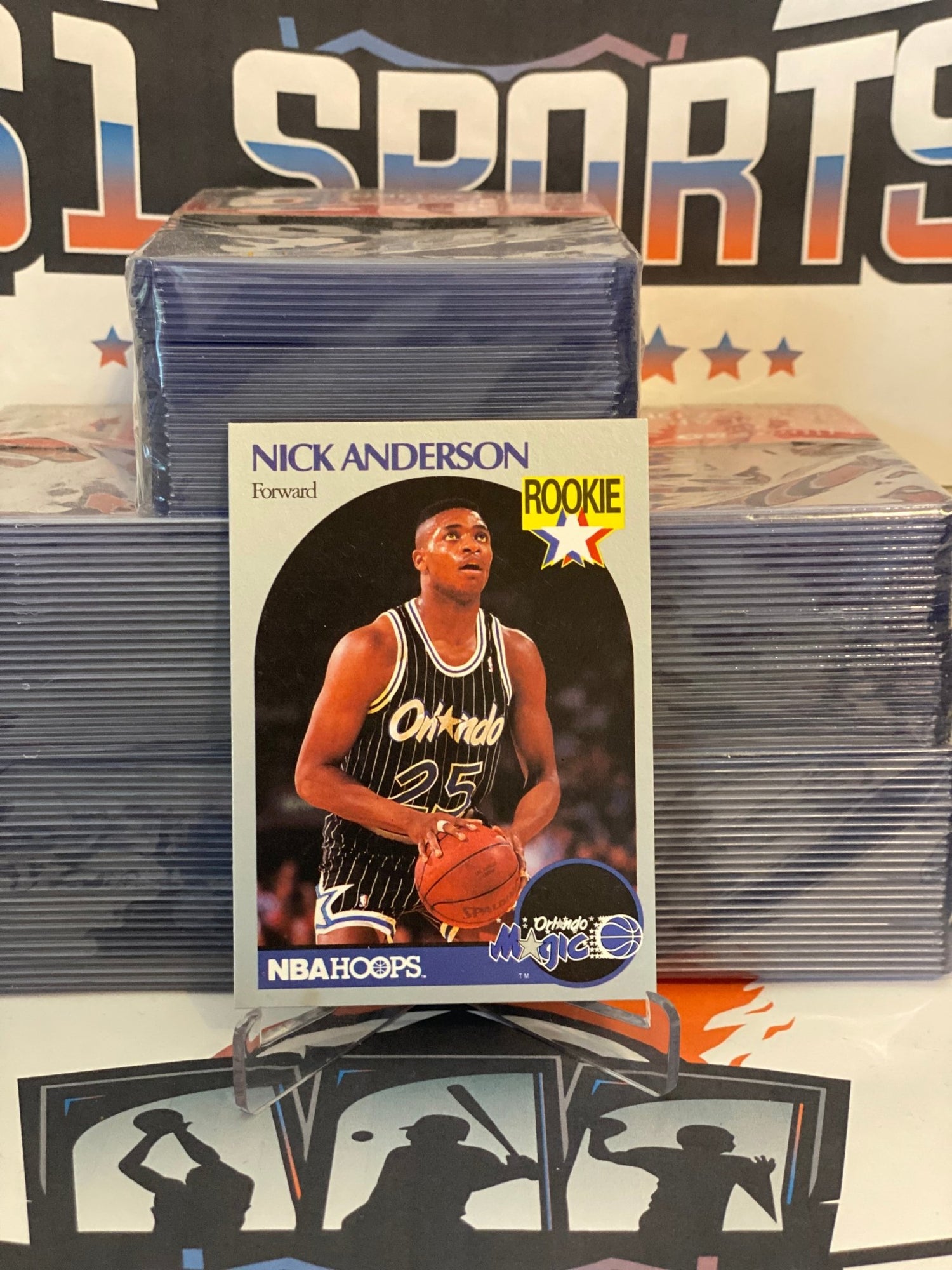 1989 NBA Hoops Nick Anderson Rookie #214