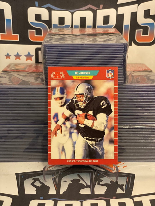 1989 Pro Set Football #185 Bo Jackson Los Angeles Raiders The Official Card  of the NFL