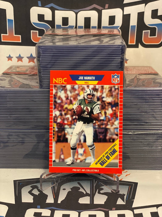 1989 Pro Set (Hall of Fame) Joe Namath #25