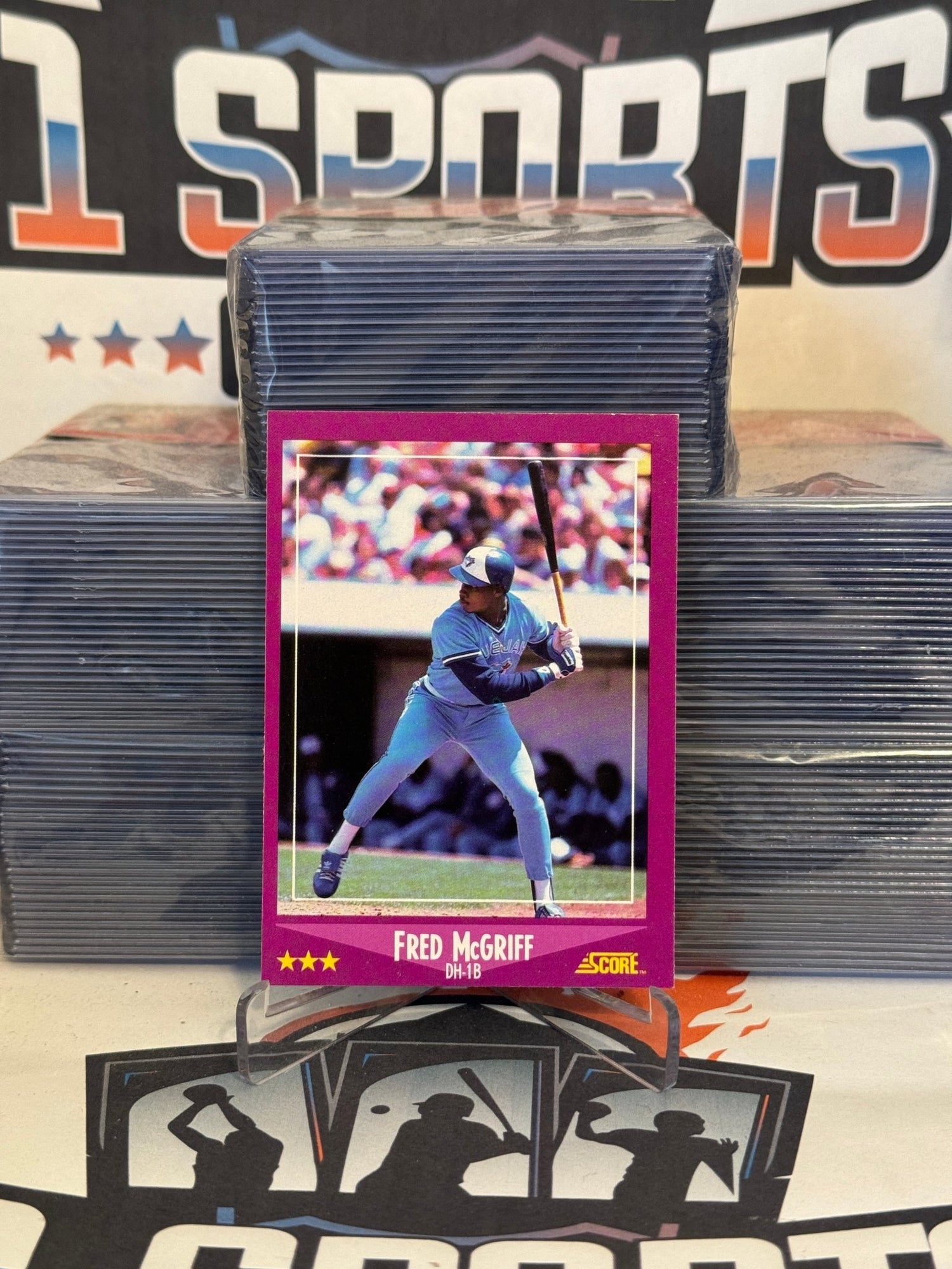 1989 Score Fred McGriff #107