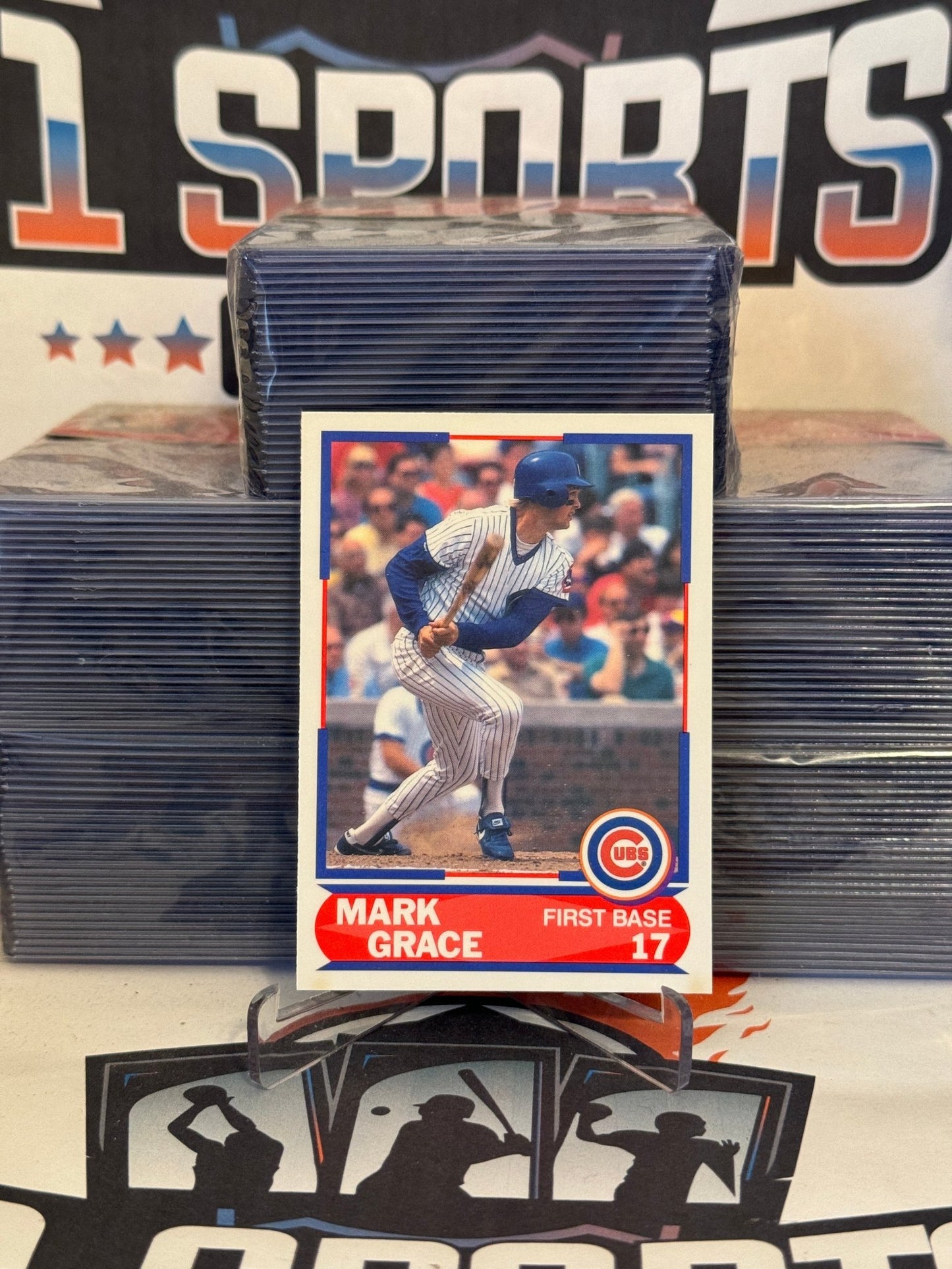 1989 Score (Young Superstars) Mark Grace #3