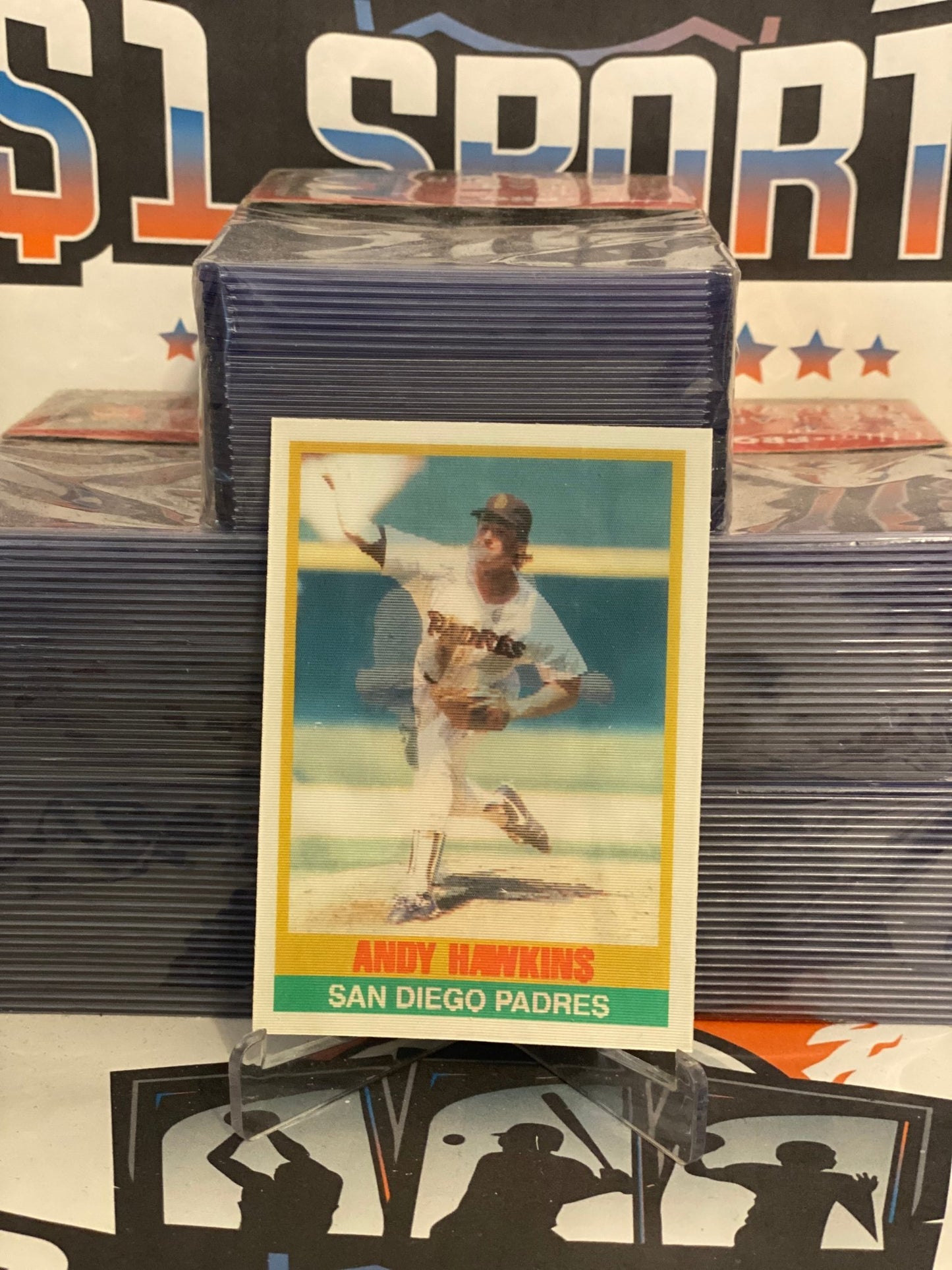 1989 Sportflics Andy Hawkins #40