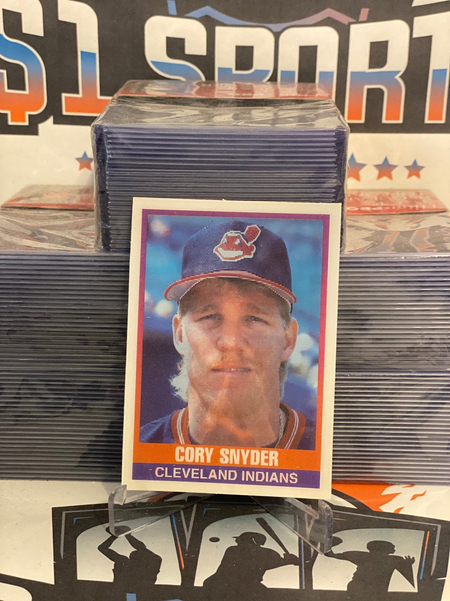 1989 Sportflics Cory Snyder #28