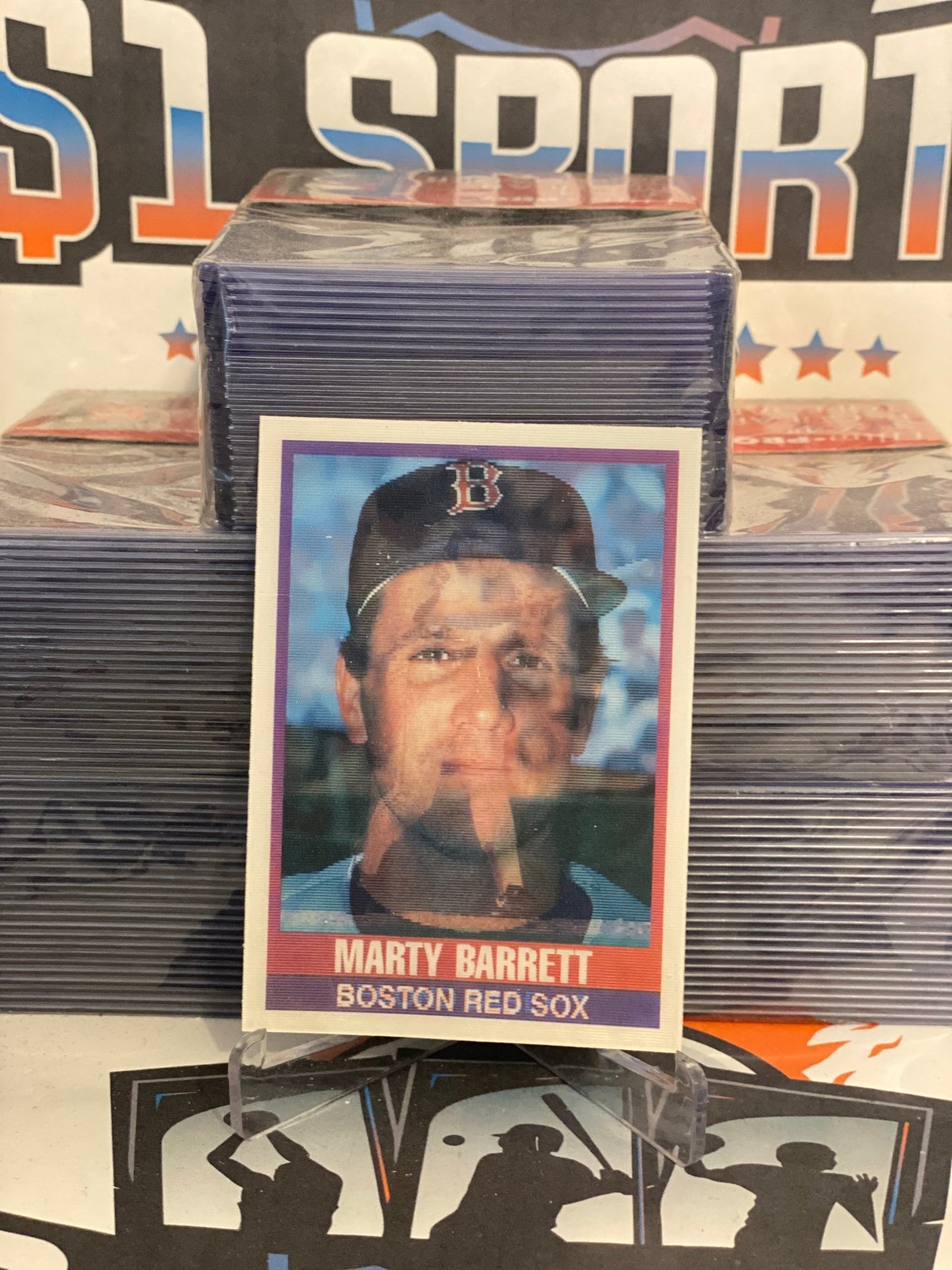 1989 Sportflics Marty Barrett #17