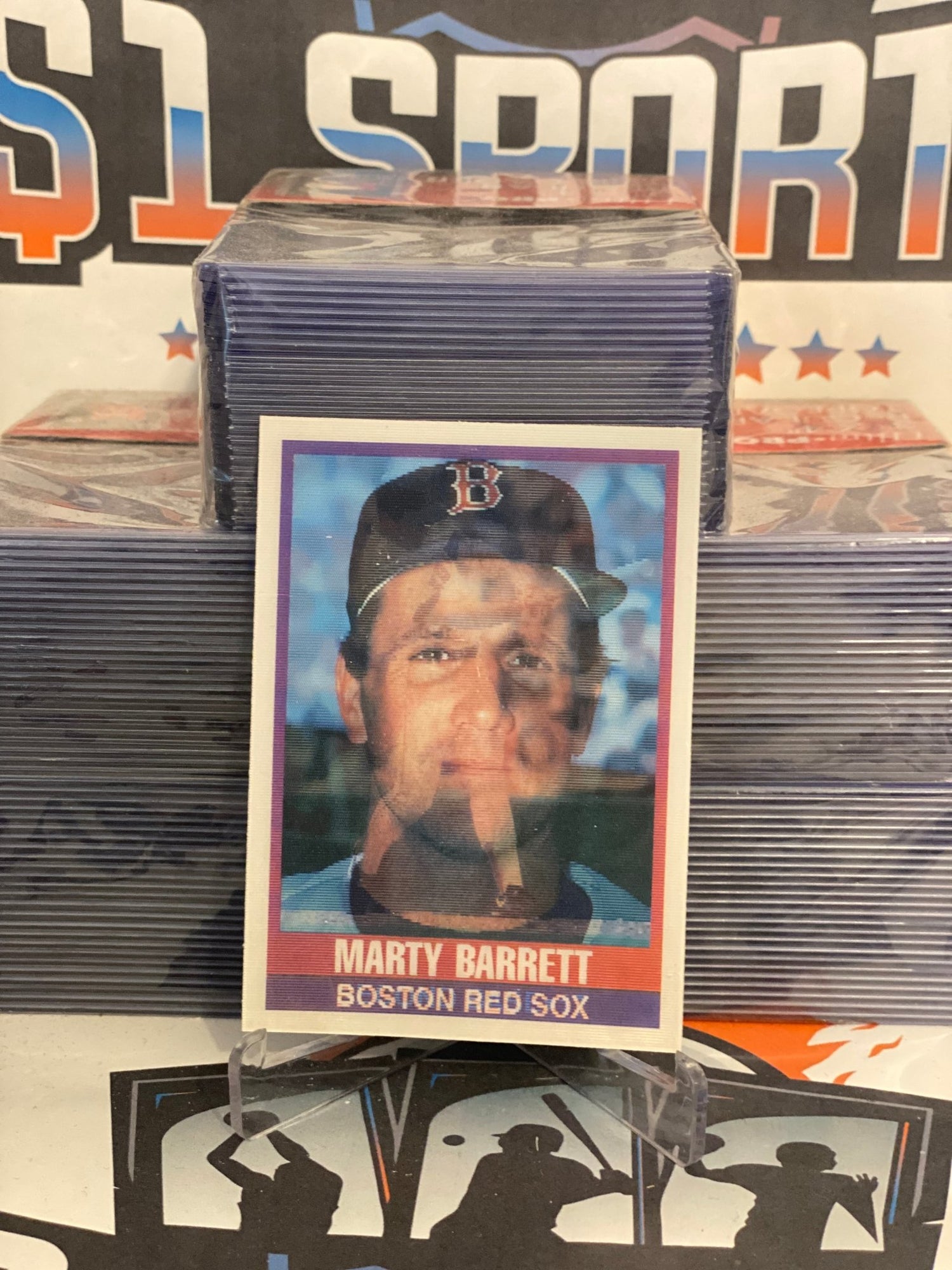 1989 Sportflics Marty Barrett #17