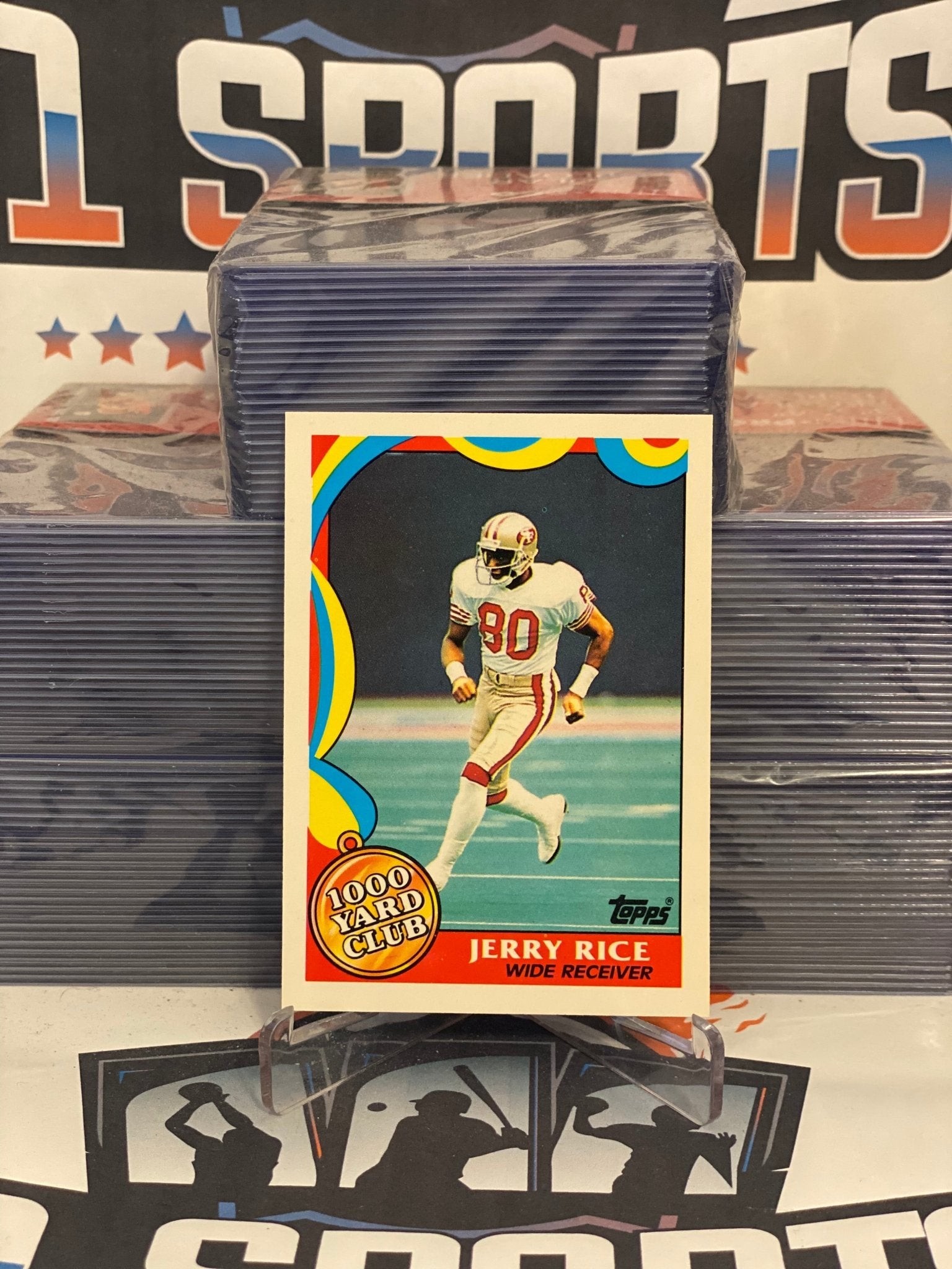 1989 Topps (1000 Yard Club) Jerry Rice #5 – $1 Sports Cards