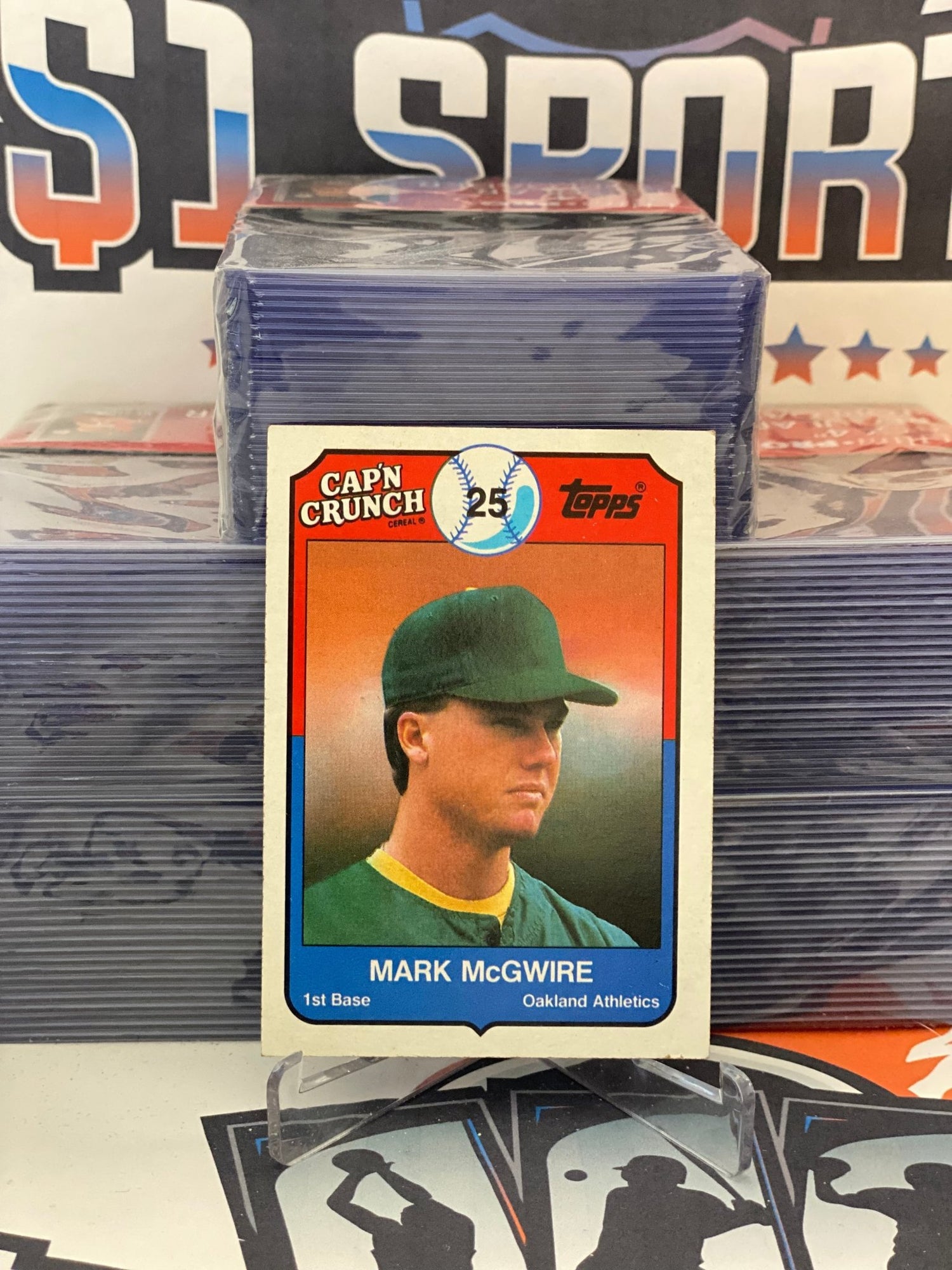 1989 Topps Cap'n Crunch Mark McGwire #22