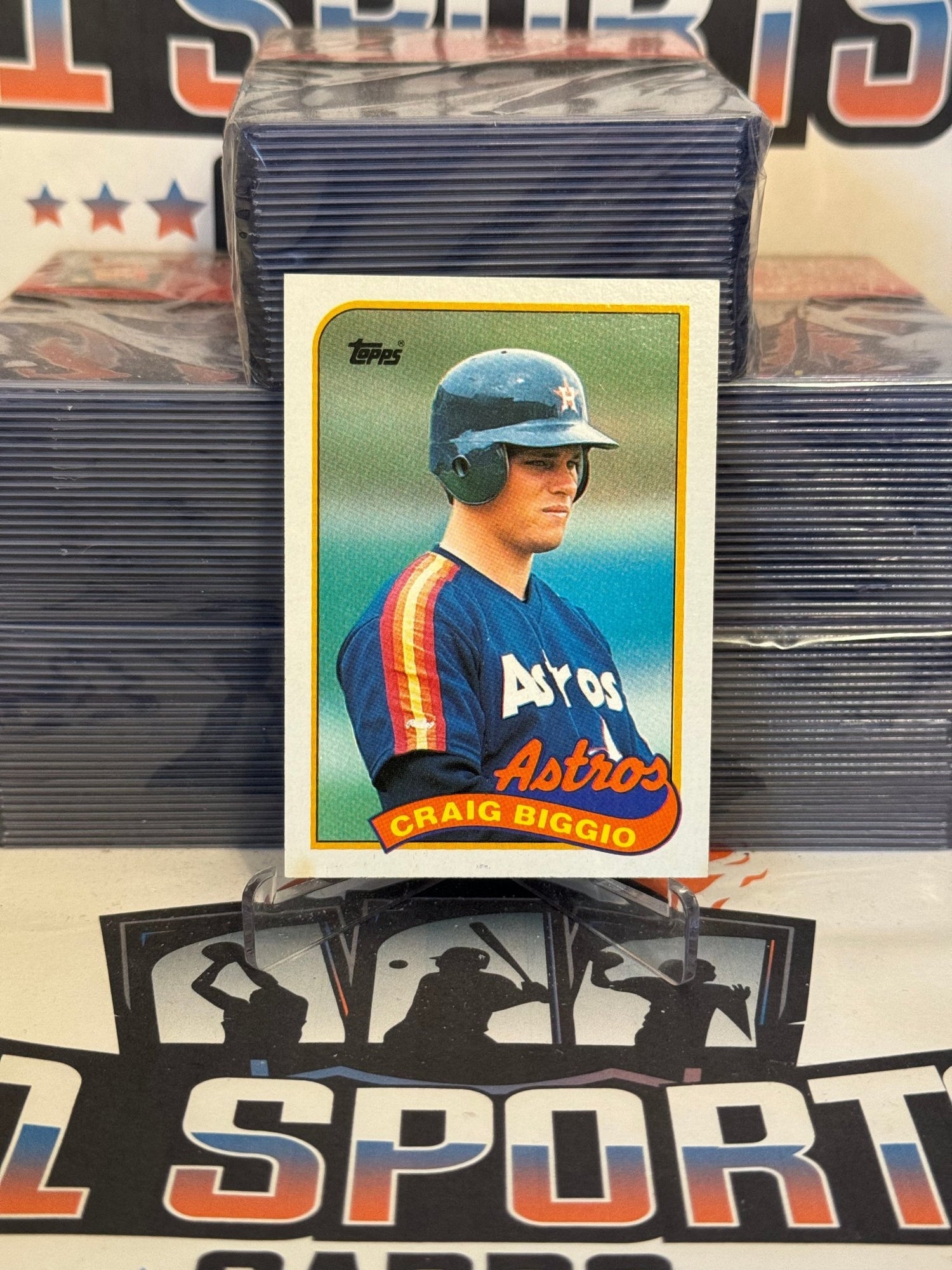 1989 Topps Craig Biggio Rookie #49