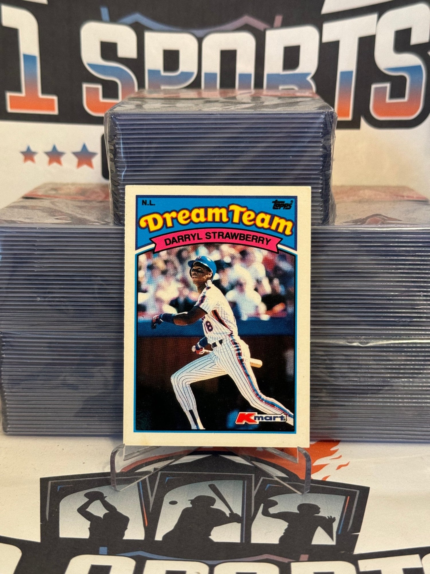 1989 Topps (Kmart Dream Team) Darryl Strawberry #28