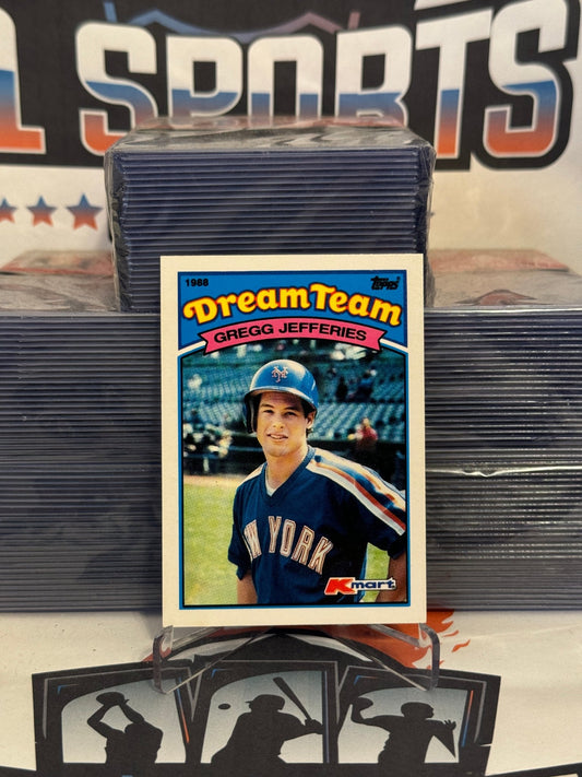 1989 Topps Kmart (Dream Team) Gregg Jefferies #11