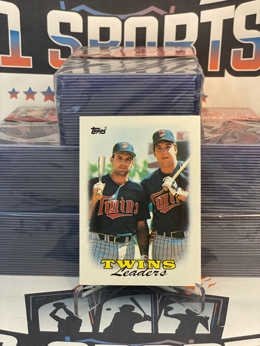 1989 Topps Minnesota Twins Team Card #609