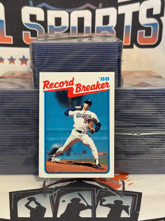 1989 Topps (Record Breaker) Orel Hershiser #5