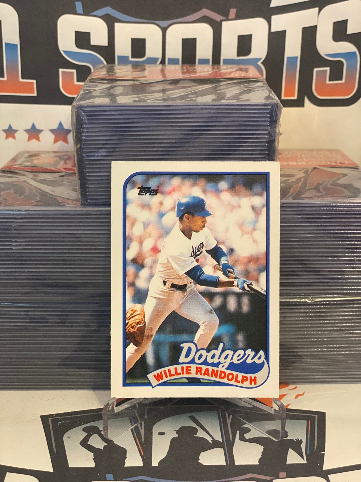 1989 Topps Traded (Dodgers Debut) Willie Randolph #100T