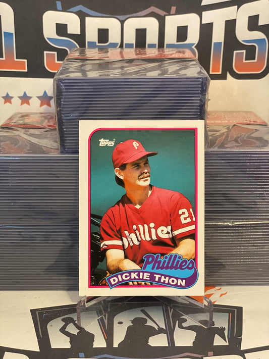 1989 Topps Traded (Phillies Debut) Dickie Thon #119T