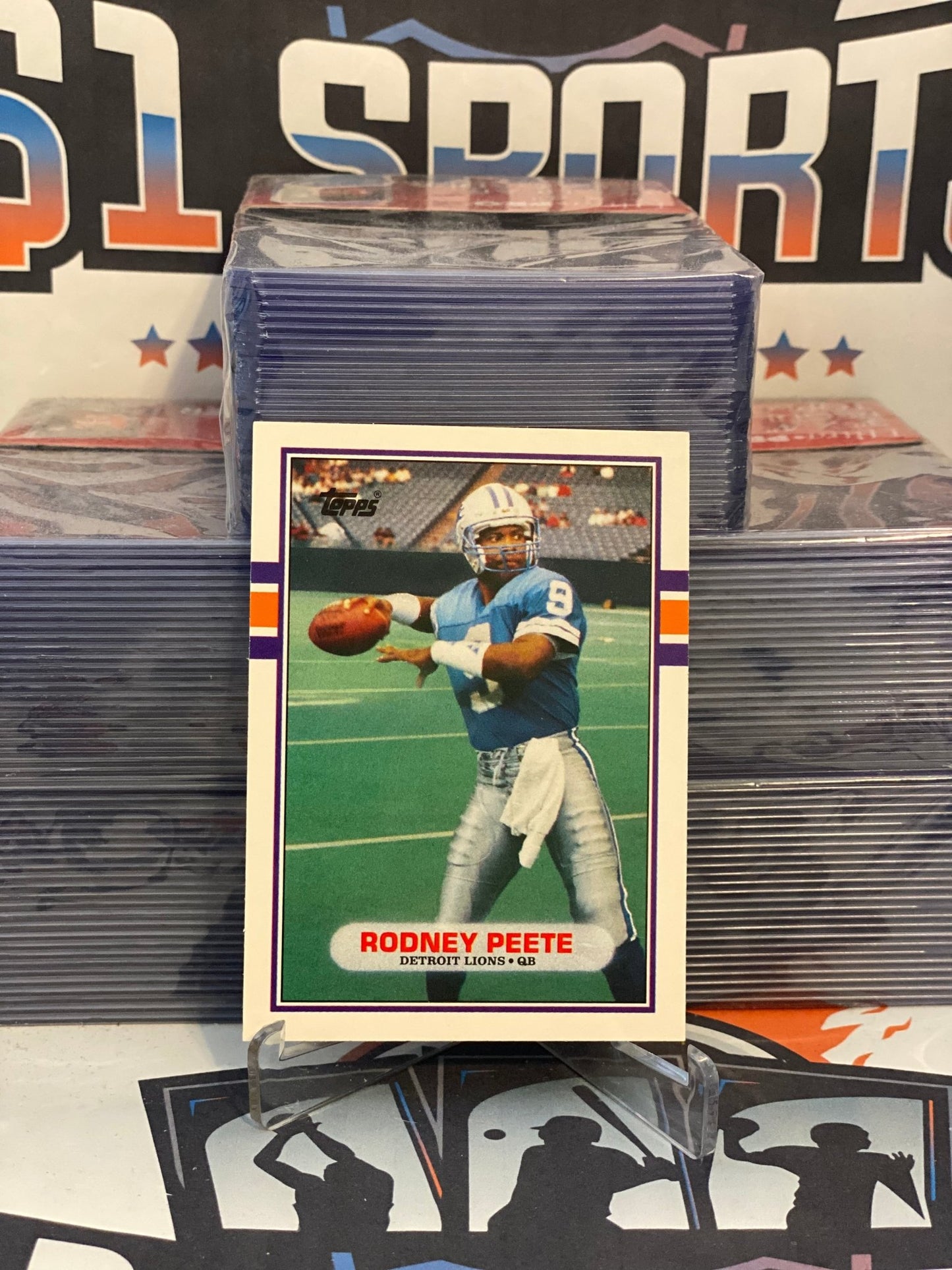 1989 Topps Traded Rodney Peete Rookie #9T