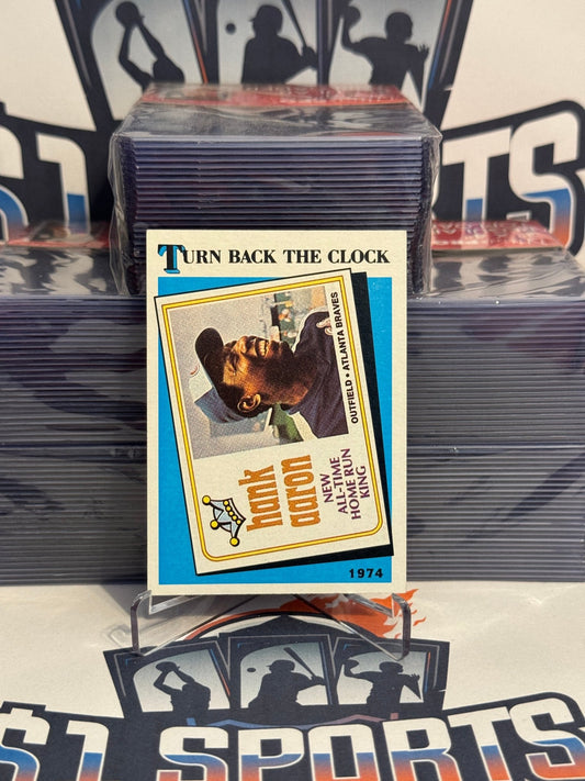 1989 Topps (Turn Back The Clock) Hank Aaron #663