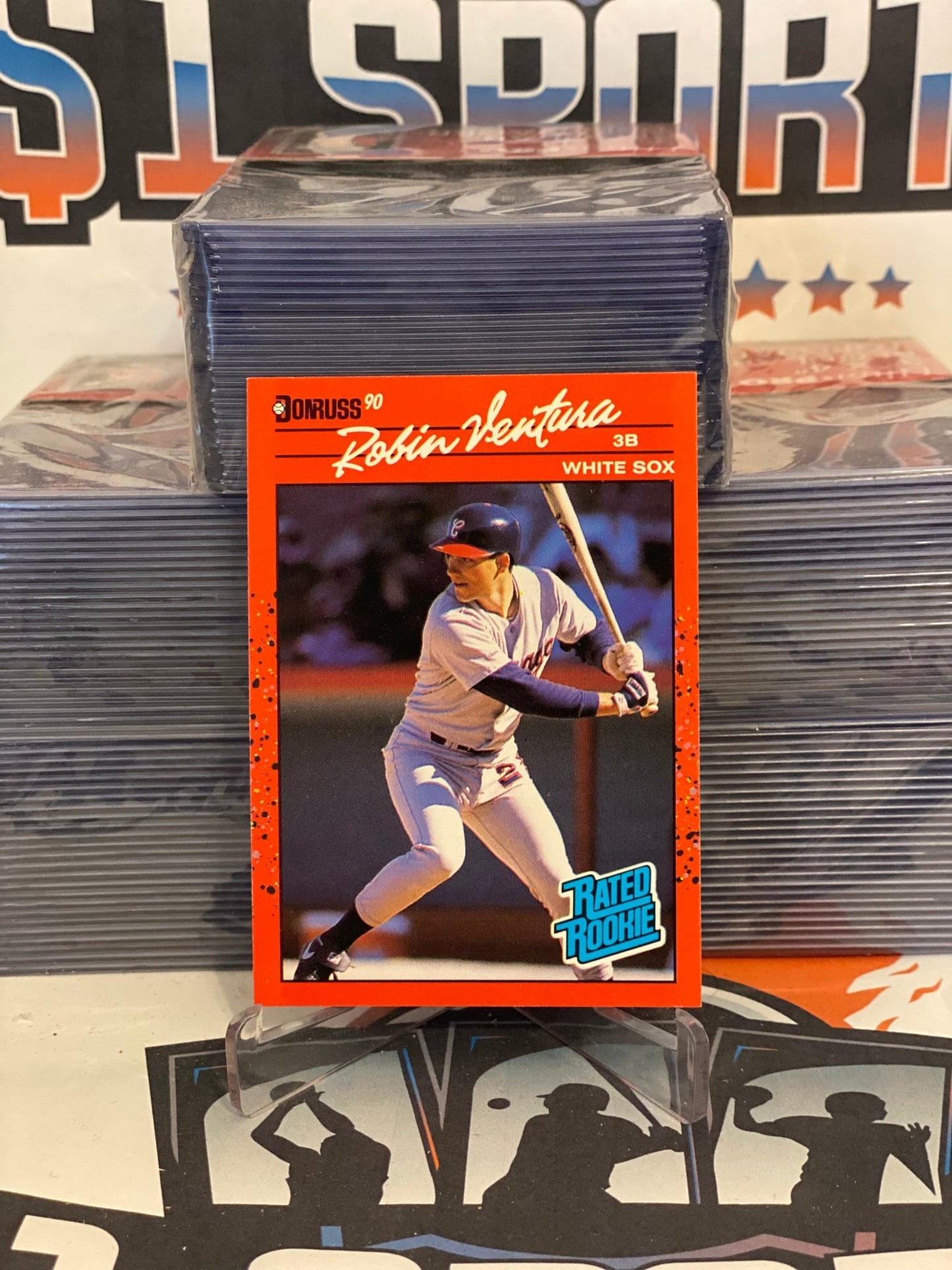 1990 Donruss (Rated Rookie) Robin Ventura #28