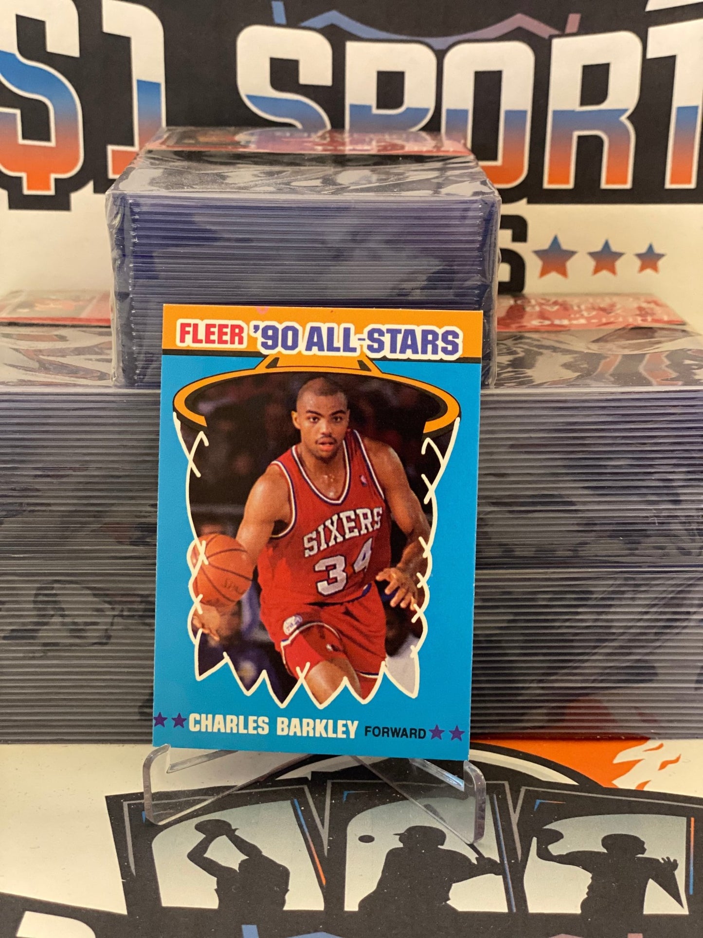 1990 Fleer (All-Stars) Charles Barkley #4