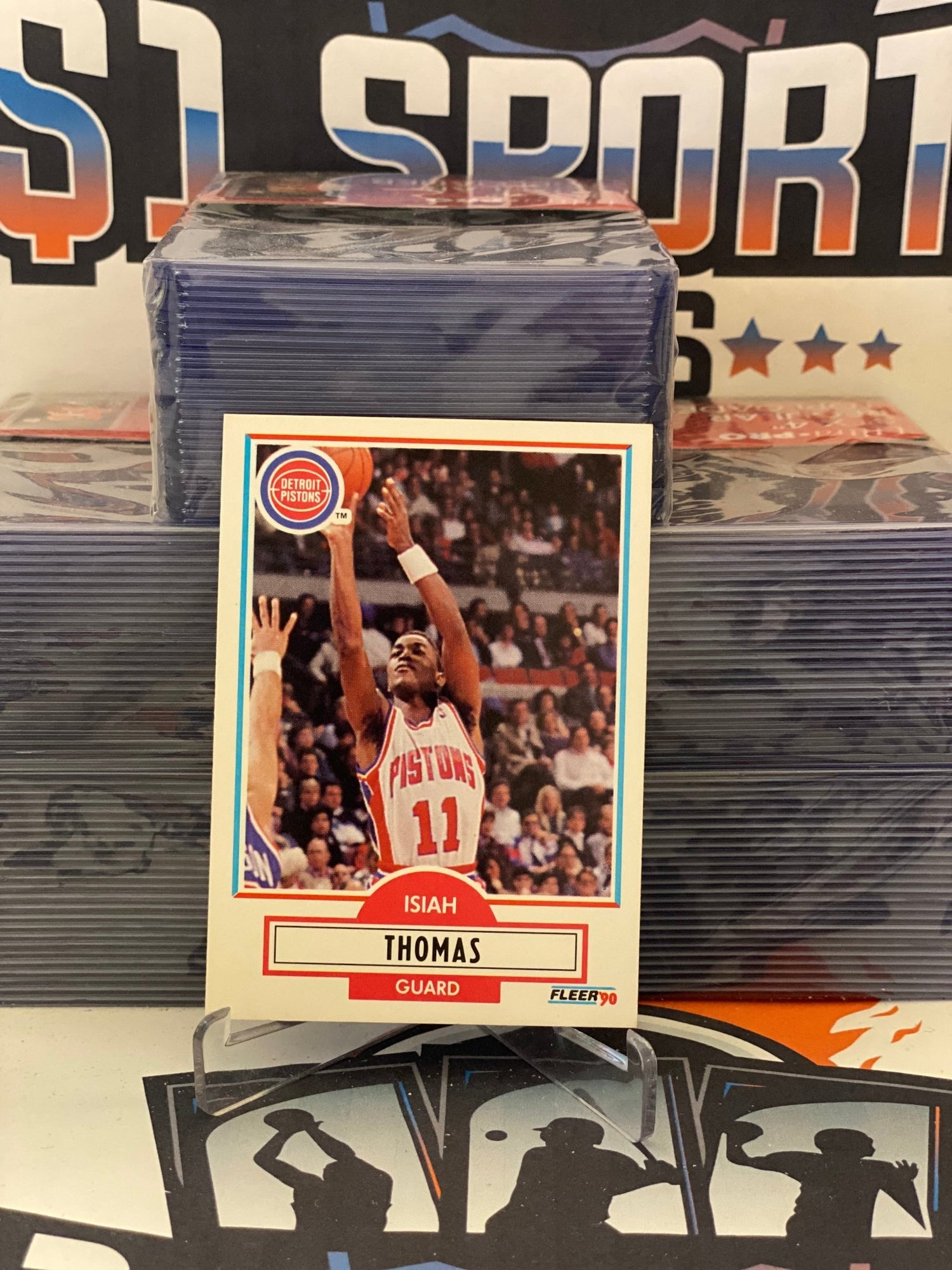 1990 Fleer Isiah Thomas #61